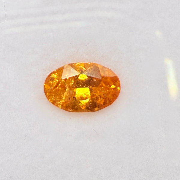 Mandarin Spessartite Garnet, 0.92ct, Loliondo, Tanzania, Untreated Unheated