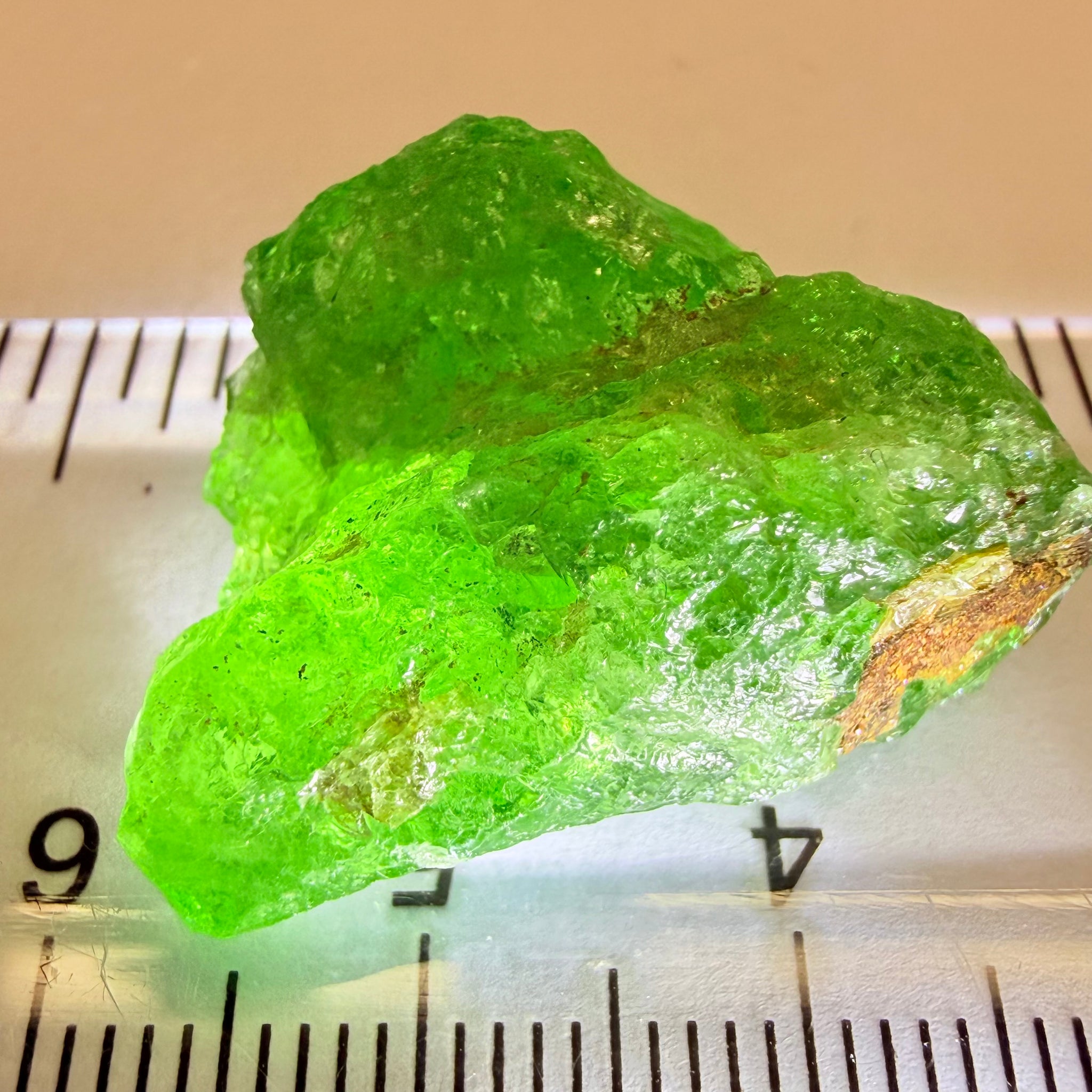Tsavorite, Cab Grade with Gemmy Portions, 48.92ct, Merelani, Tanzania, Untreated Unheated, if you want to facet then you will have to cobb it into small pieces