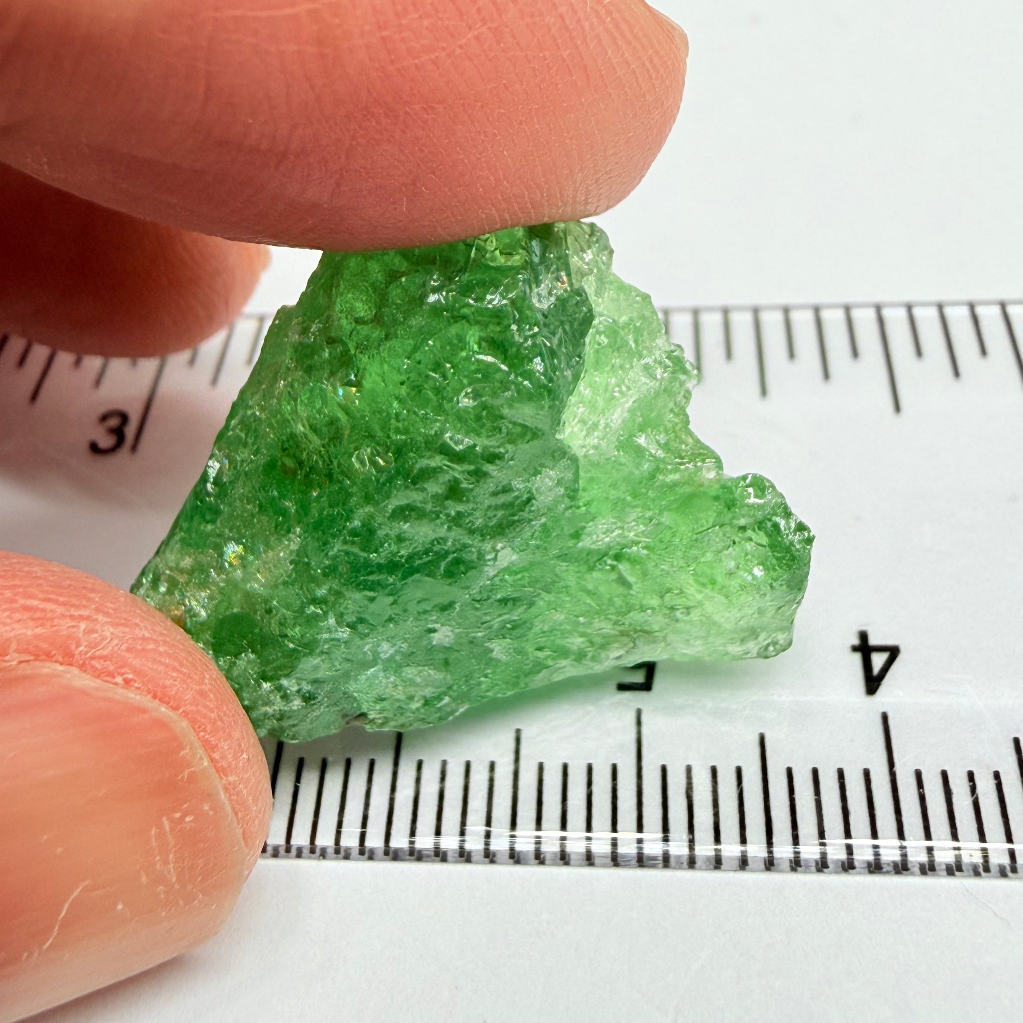 Tsavorite, Cab Grade with Gemmy Portions, 48.92ct, Merelani, Tanzania, Untreated Unheated, if you want to facet then you will have to cobb it into small pieces
