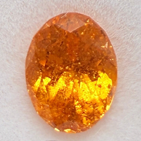 Mandarin Spessartite Garnet, 1.90ct, Loliondo, Tanzania, Untreated Unheated