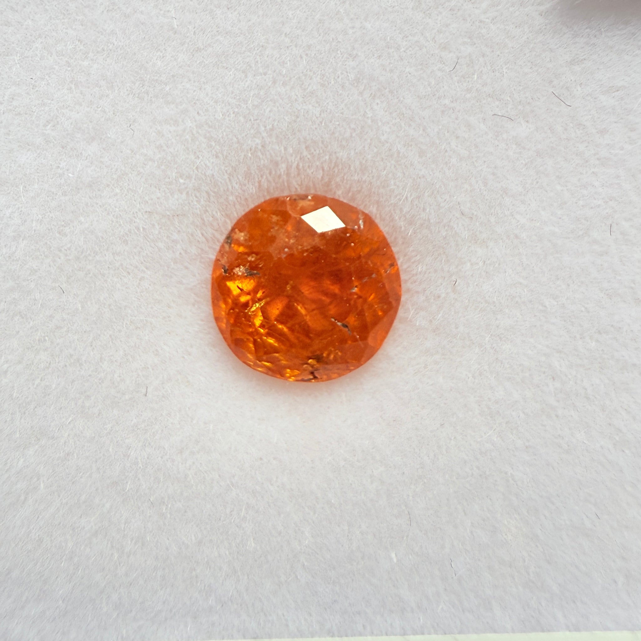 Mandarin Spessartite Garnet, 1.86ct, Loliondo, Tanzania, Untreated Unheated