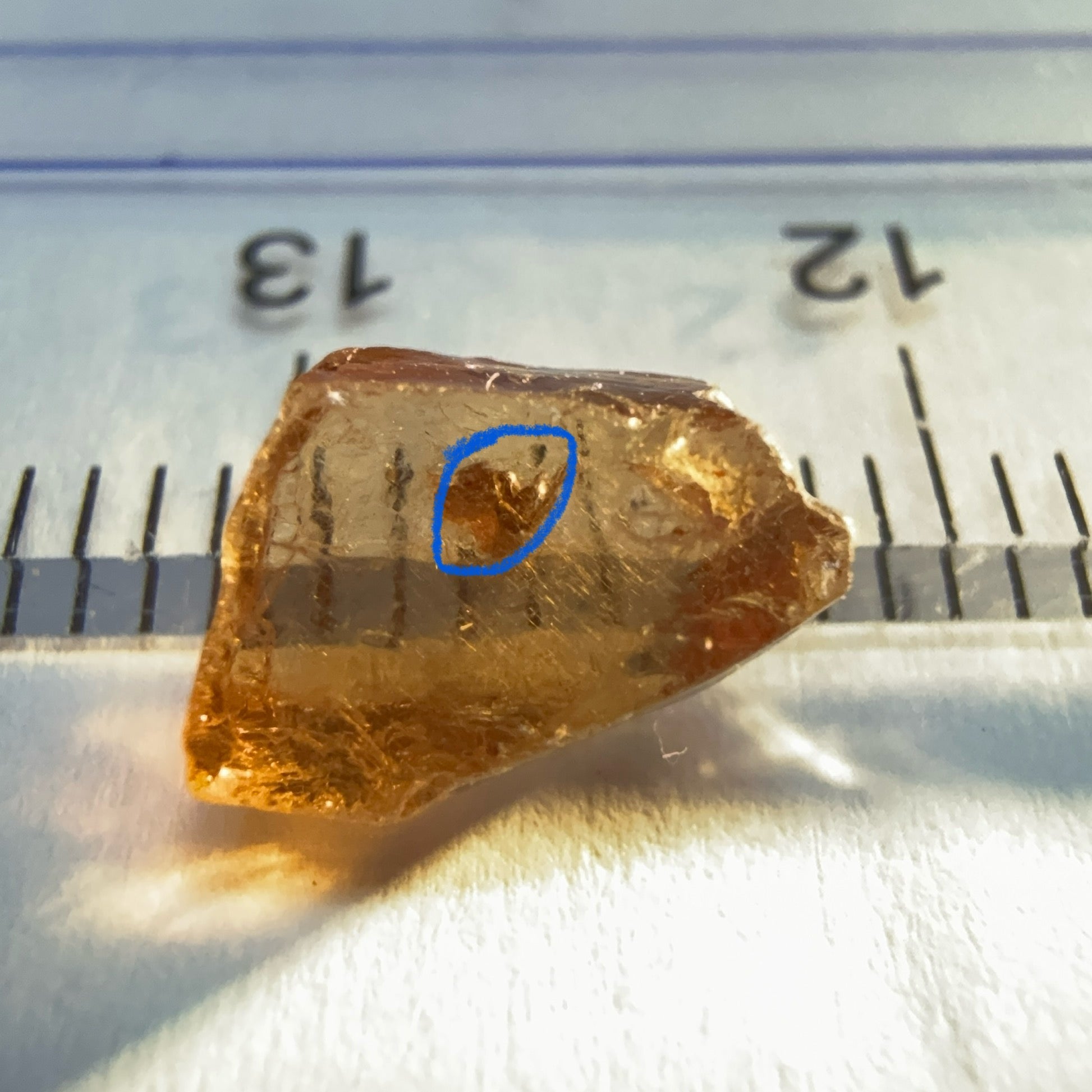 Colour Change Garnet, 2.12ct, Tanzania, Untreated Unheated, slight inclusion on the outside, rest clean