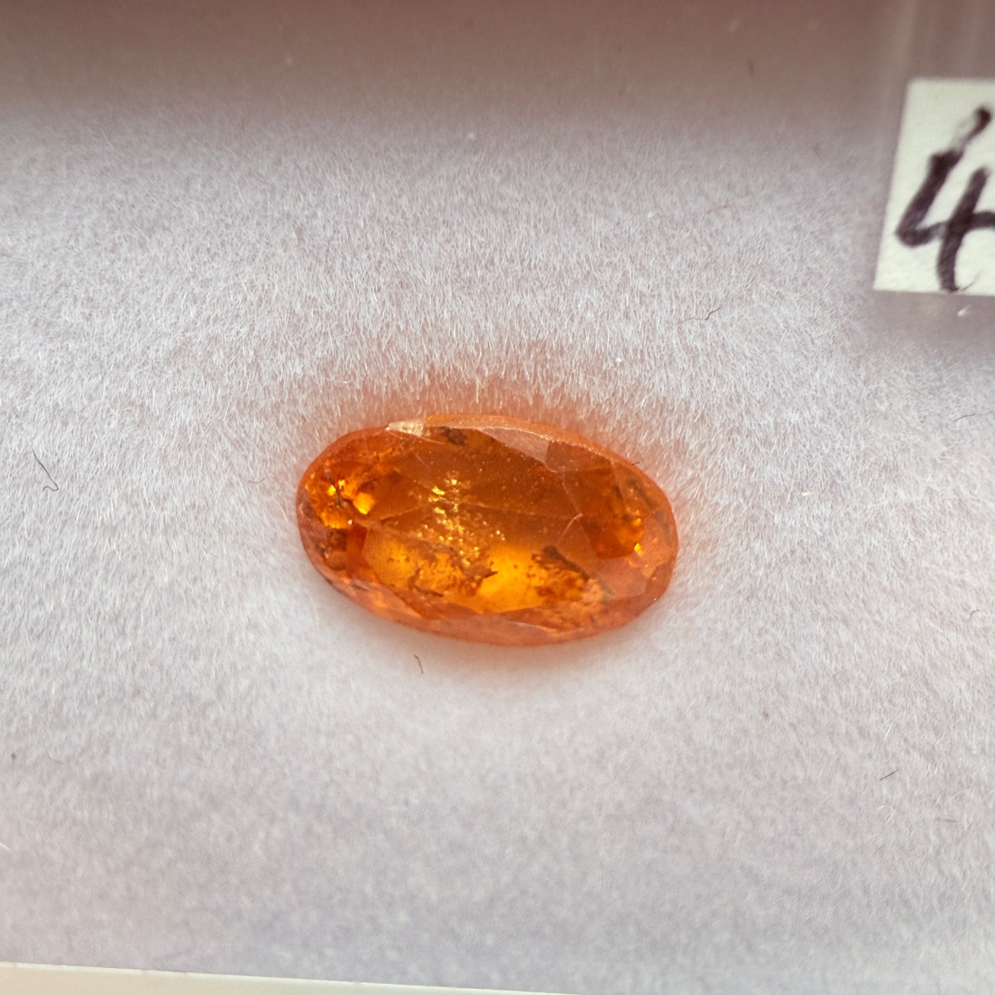 Mandarin Spessartite Garnet, 2.52ct, Loliondo, Tanzania, Untreated Unheated