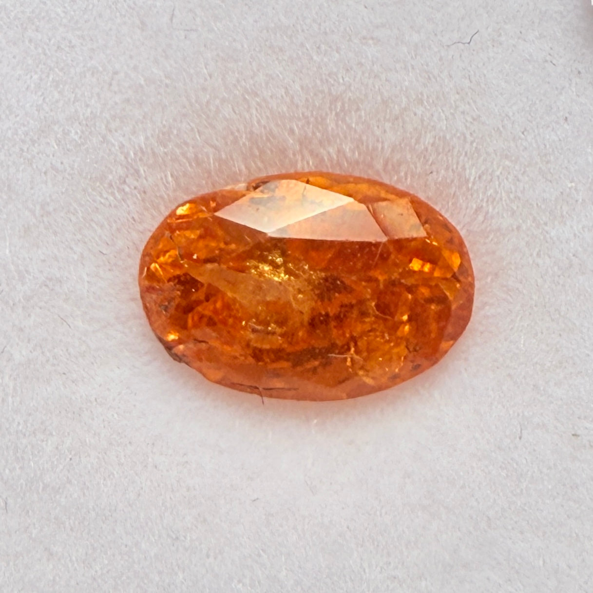 Mandarin Spessartite Garnet, 2.52ct, Loliondo, Tanzania, Untreated Unheated
