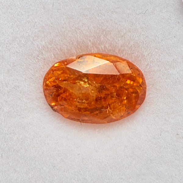 Mandarin Spessartite Garnet, 2.52ct, Loliondo, Tanzania, Untreated Unheated