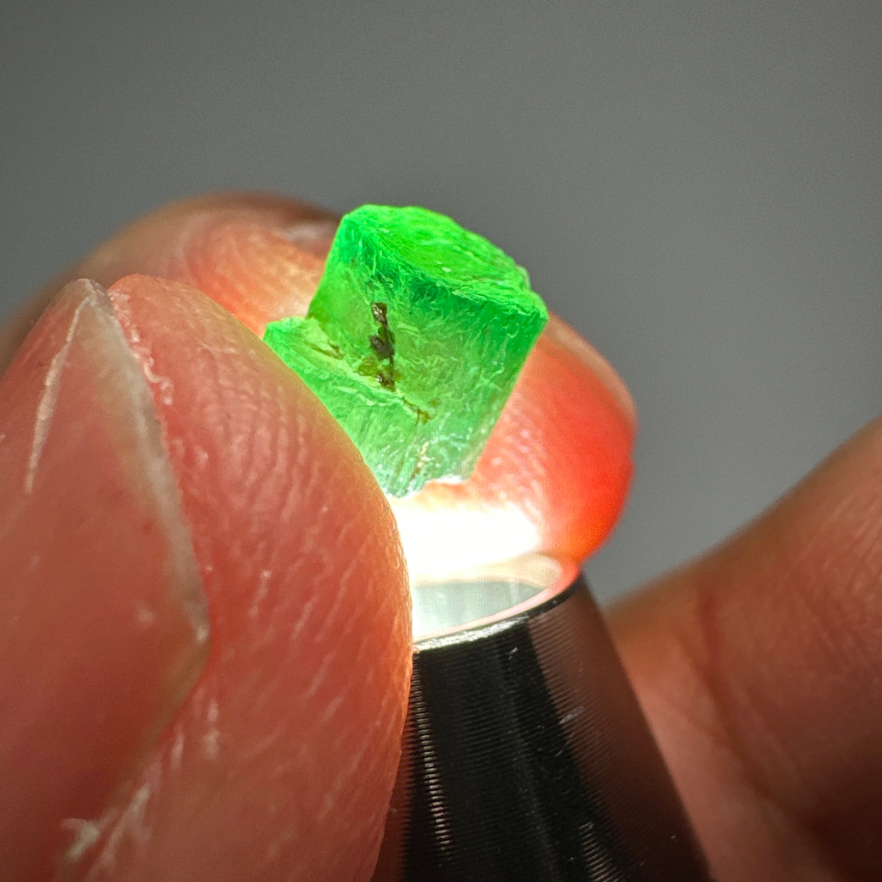 1.56ct Emerald Crystal. Tanzania. No oil, Untreated Unheated.