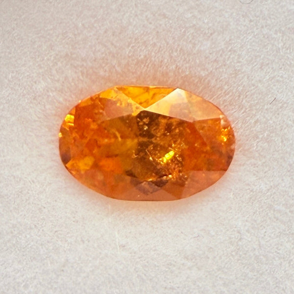 Mandarin Spessartite Garnet, 1.48ct, Loliondo, Tanzania, Untreated Unheated