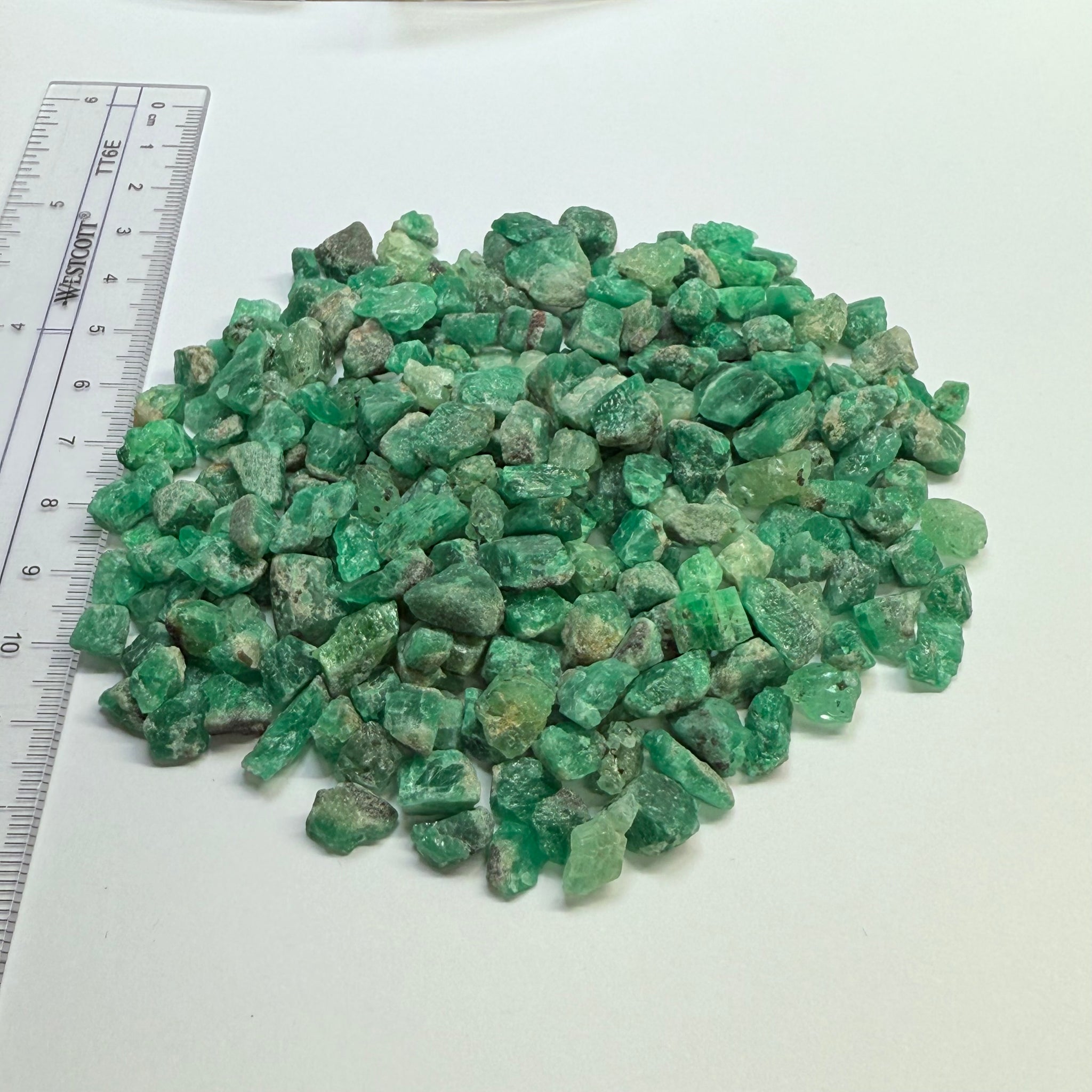 Emerald Lot, 86.40gm, Sumbawanga, Tanzania, Untreated Unheated, No Oil, cabbing and specimen grade