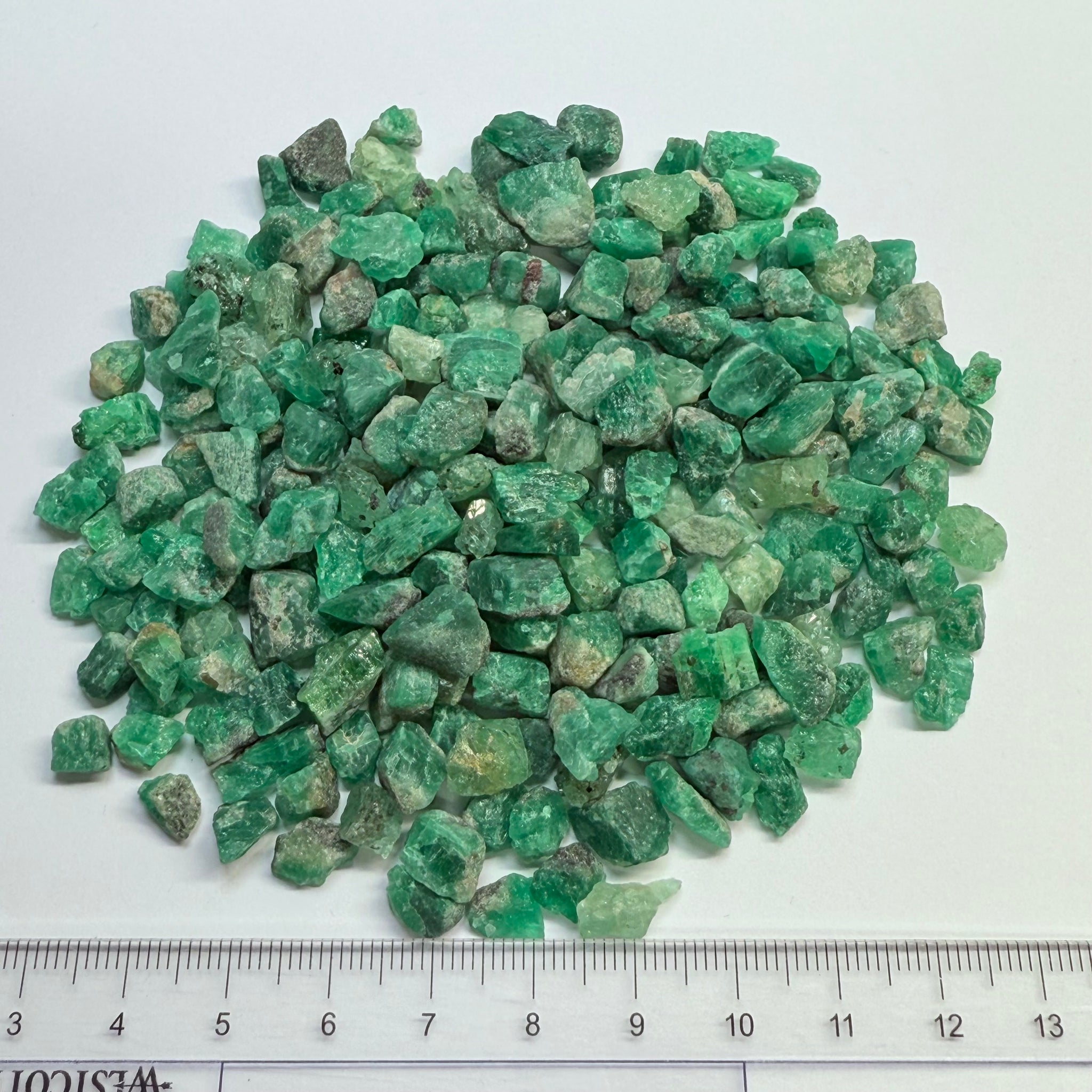 Emerald Lot, 86.40gm, Sumbawanga, Tanzania, Untreated Unheated, No Oil, cabbing and specimen grade