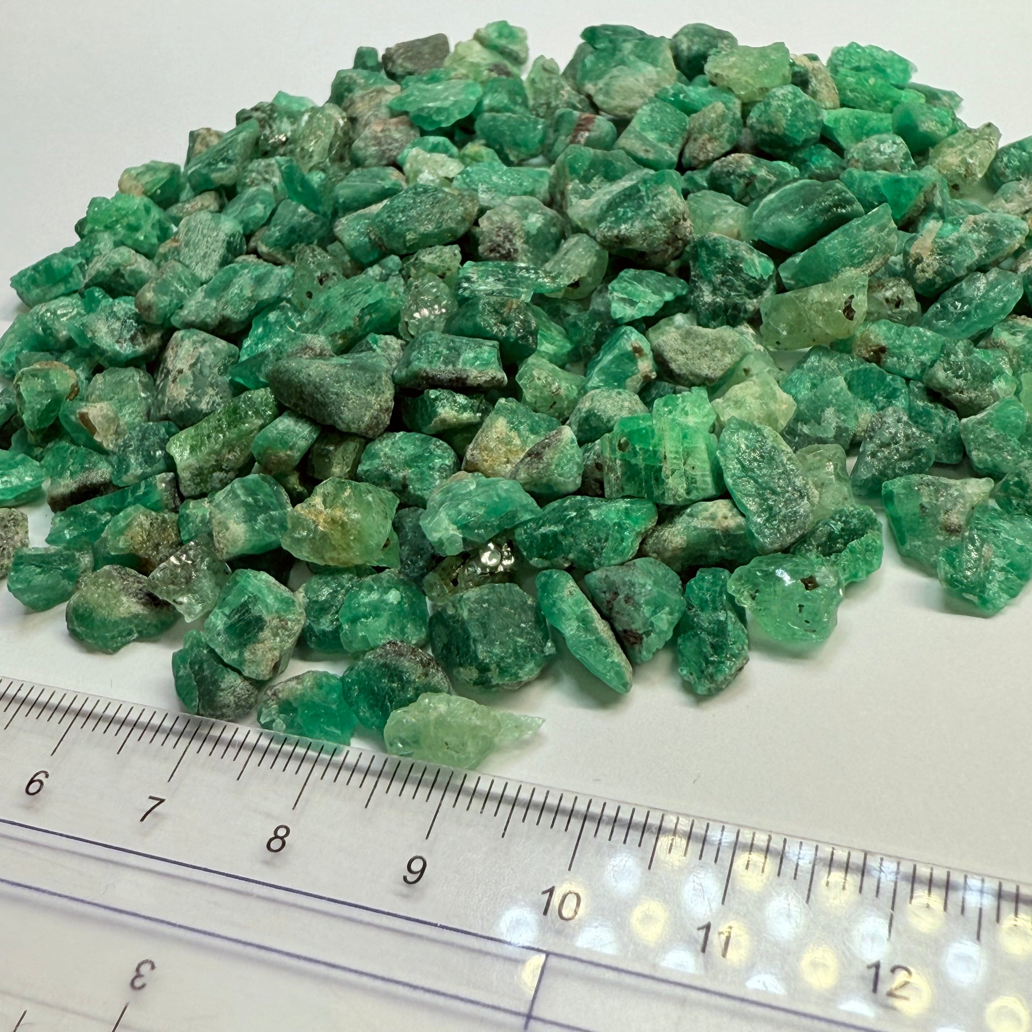 Emerald Lot, 86.40gm, Sumbawanga, Tanzania, Untreated Unheated, No Oil, cabbing and specimen grade