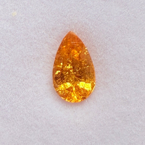 Mandarin Spessartite Garnet, 0.80ct, Loliondo, Tanzania, Untreated Unheated