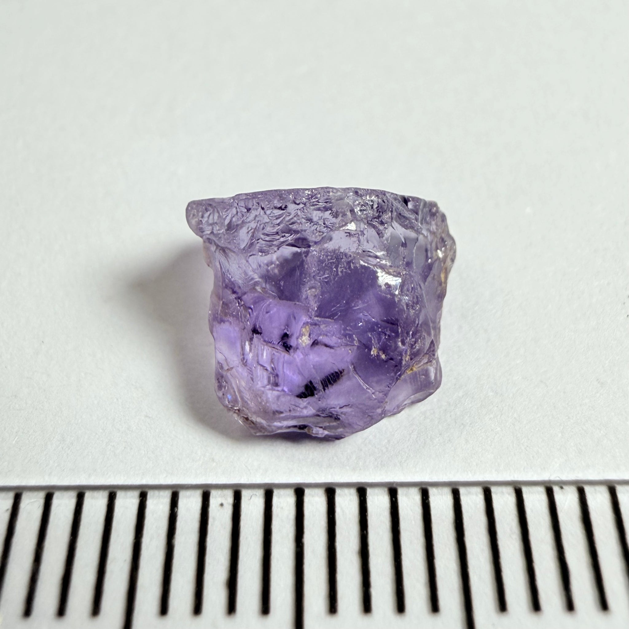 Purple Scapolite, 2.92ct, Tanzania, Untreated Unheated, vs-vvs, note shape