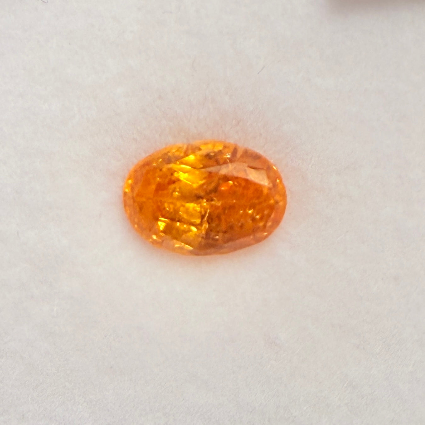 Mandarin Spessartite Garnet, 1.77ct, Loliondo, Tanzania, Untreated Unheated