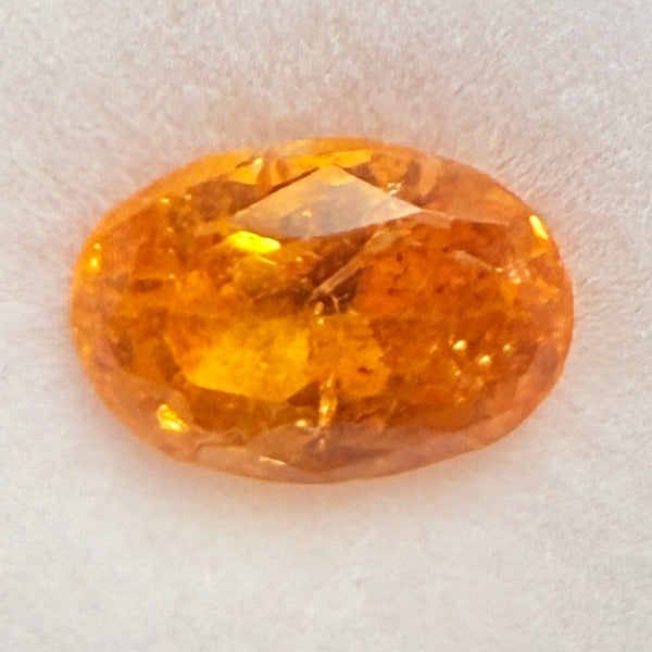 Mandarin Spessartite Garnet, 1.77ct, Loliondo, Tanzania, Untreated Unheated