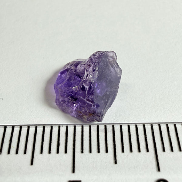Purple Scapolite, 2.92ct, Tanzania, Untreated Unheated, vs-vvs, note shape