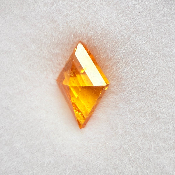 Mandarin Spessartite Garnet, 1.11ct, Loliondo, Tanzania, Untreated Unheated, fancy kite cut