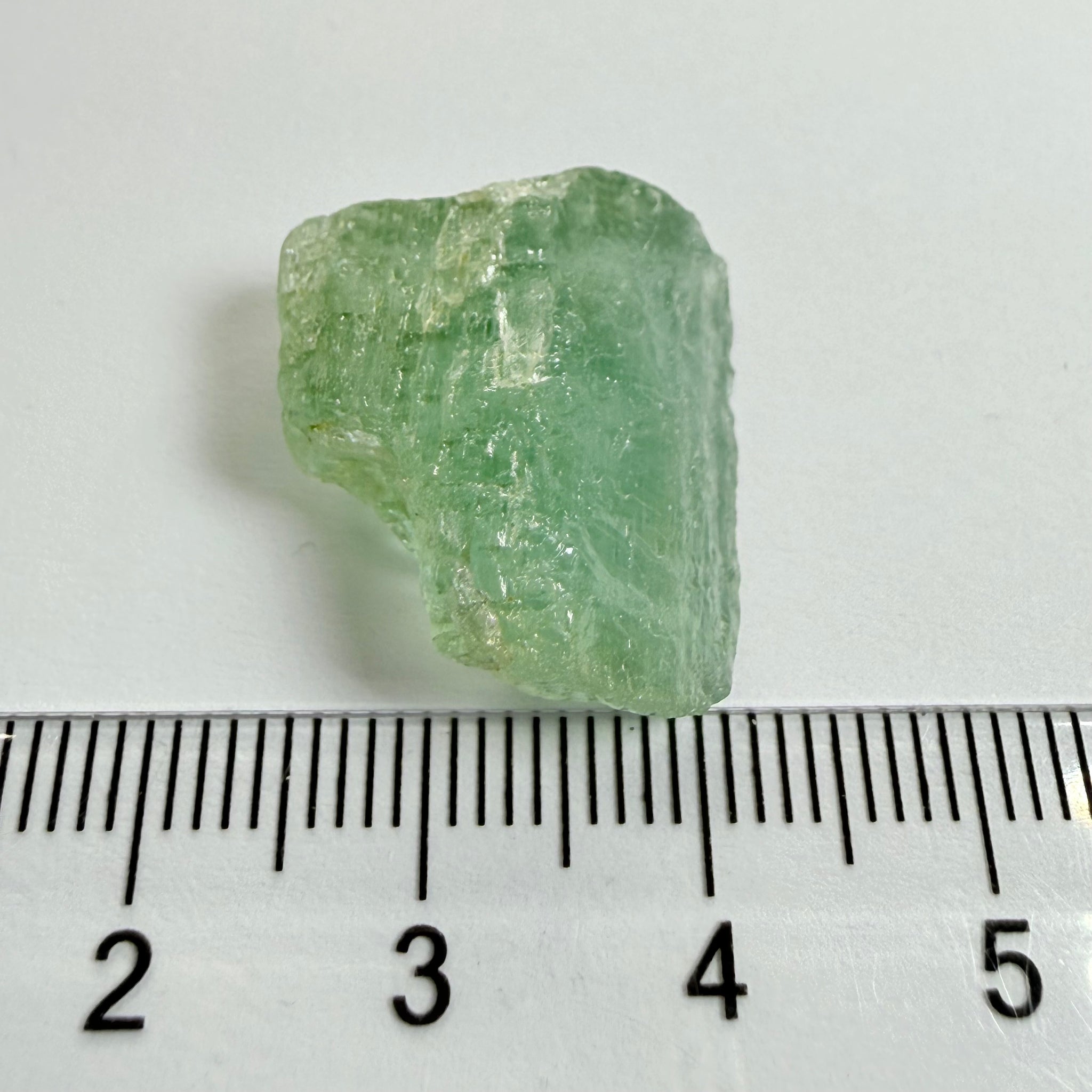 Aquamarine, 23.95ct, Songea, Tanzania, Untreated Unheated, vvs with very slight milk, see backlit with torch underneath