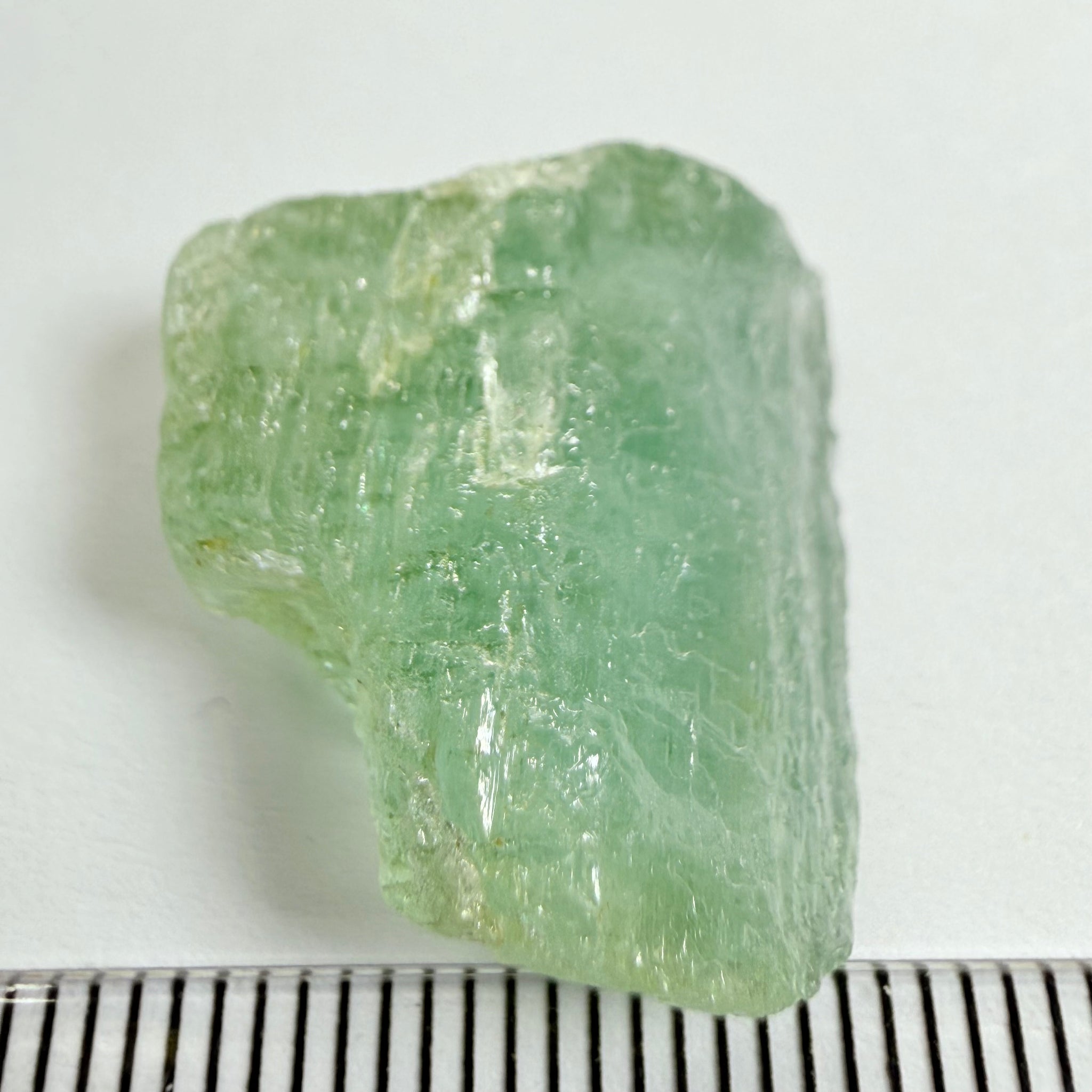 Aquamarine, 23.95ct, Songea, Tanzania, Untreated Unheated, vvs with very slight milk, see backlit with torch underneath