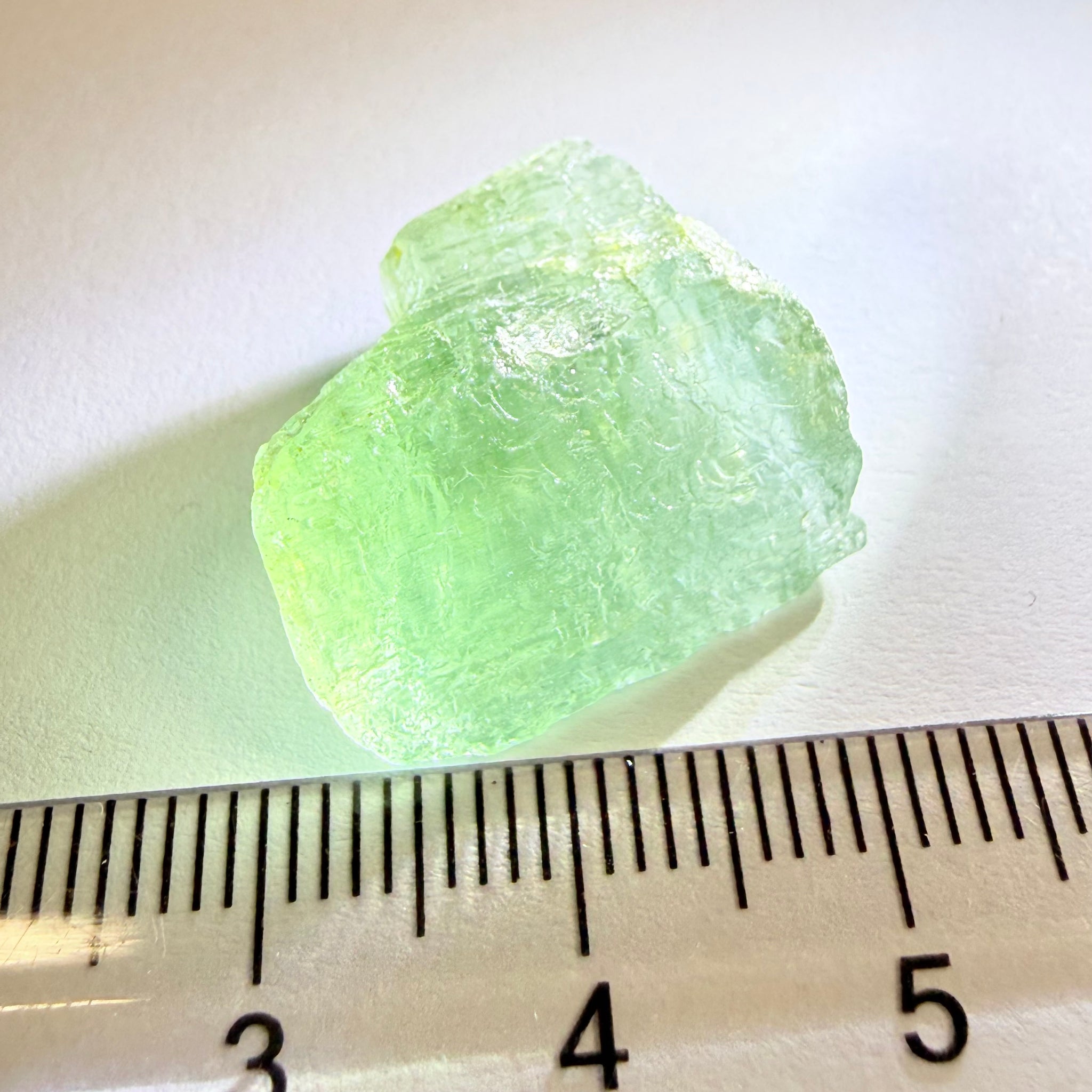 Aquamarine, 23.95ct, Songea, Tanzania, Untreated Unheated, vvs with very slight milk, see backlit with torch underneath