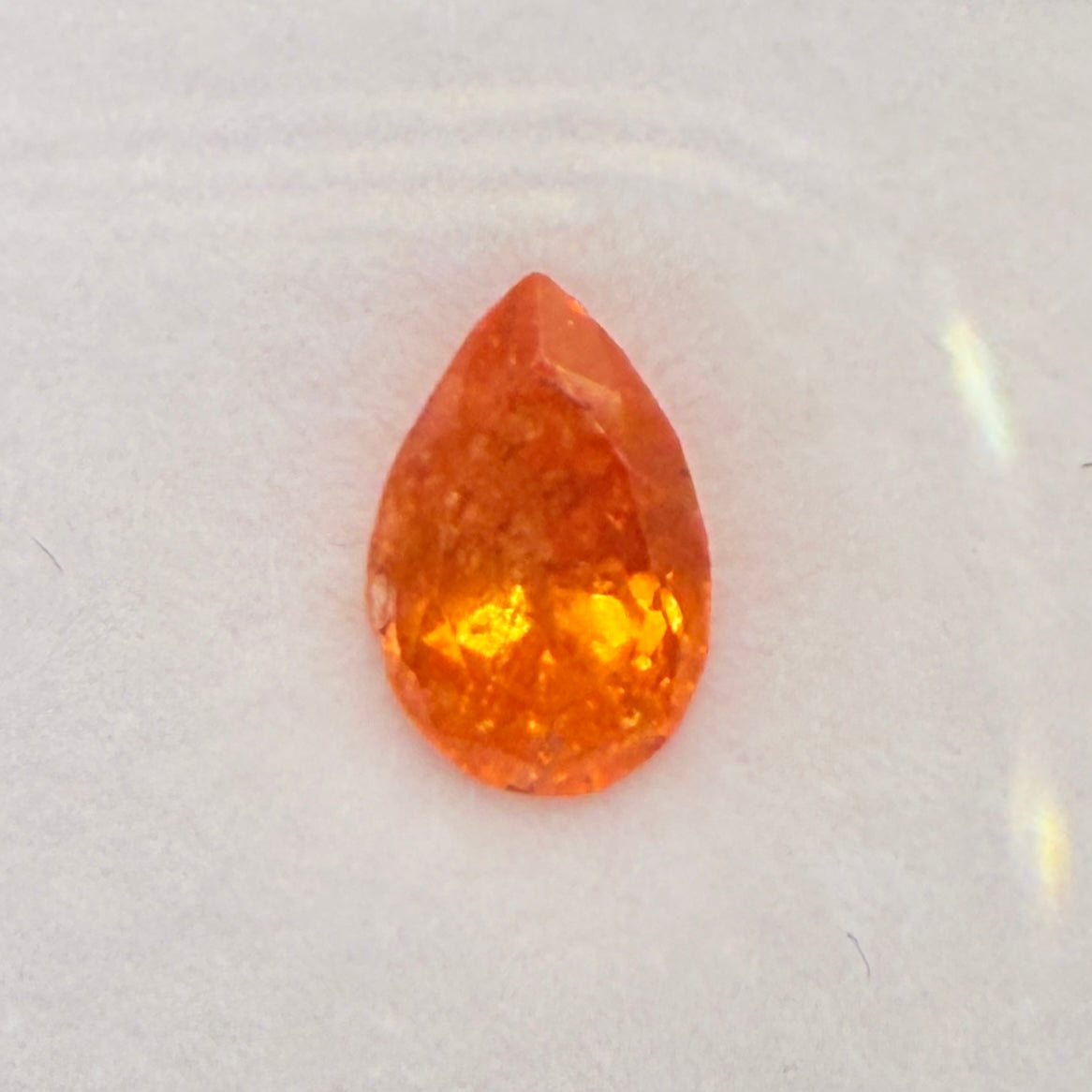 Mandarin Spessartite Garnet, 1.65ct, Tanzania, Untreated Unheated