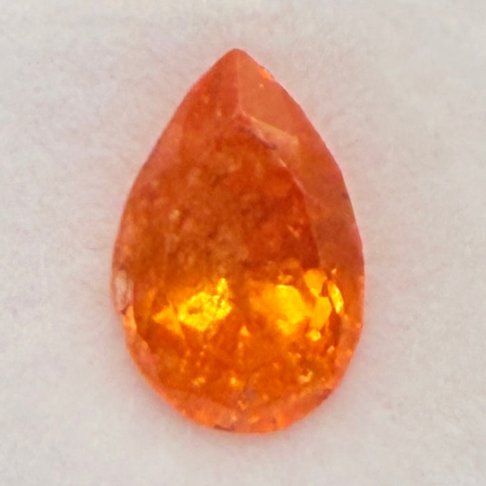 Mandarin Spessartite Garnet, 1.65ct, Tanzania, Untreated Unheated