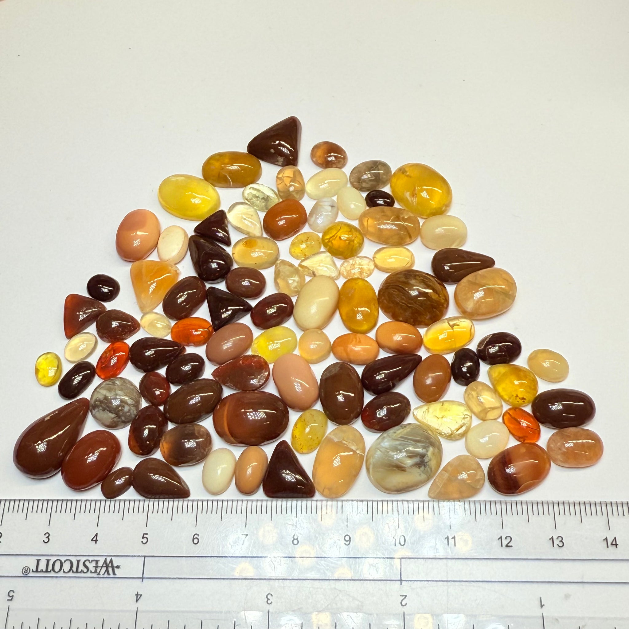 Opal Cabochon Lot, 219.00ct, Tanzania, Untreated Unheated