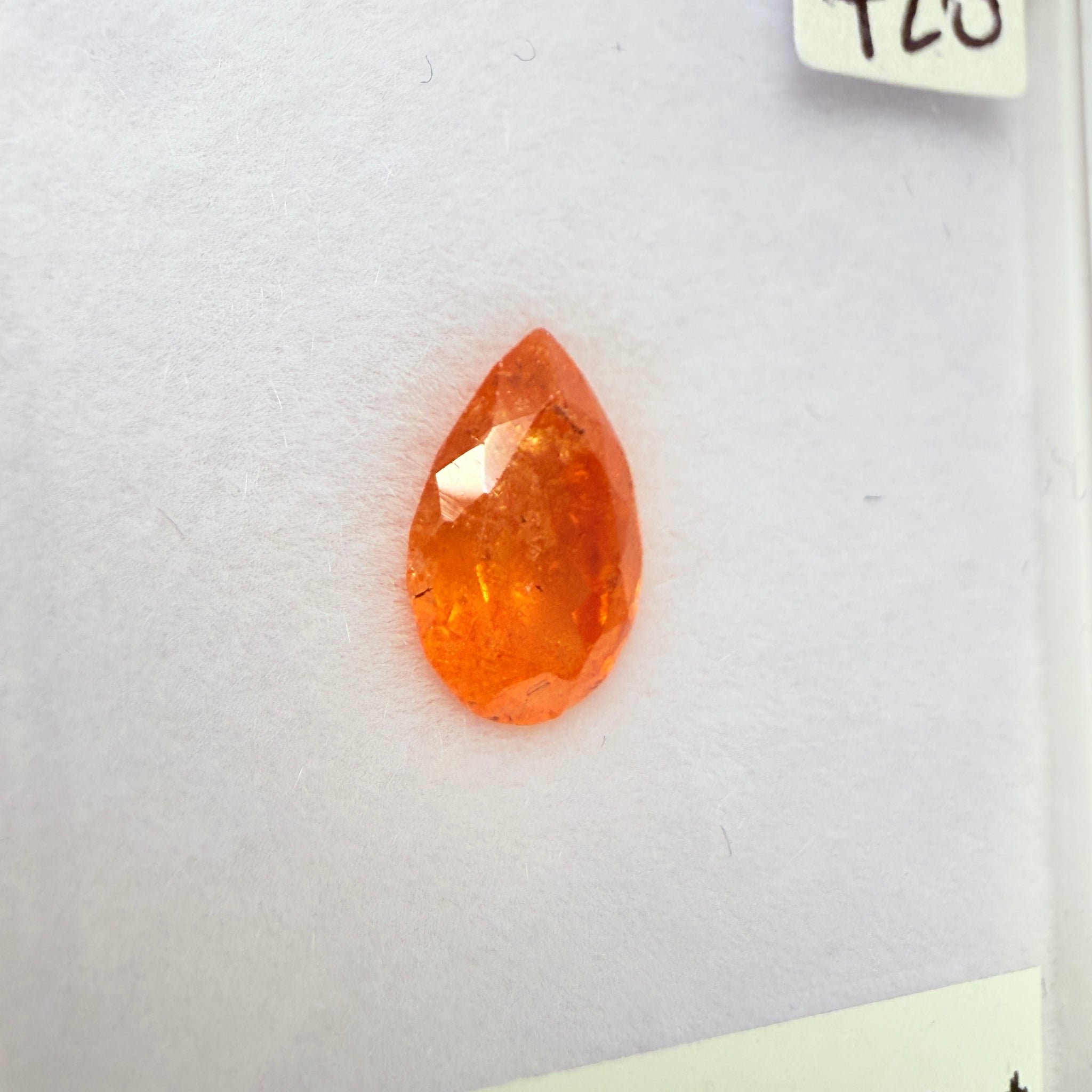 Mandarin Spessartite Garnet, 1.65ct, Tanzania, Untreated Unheated