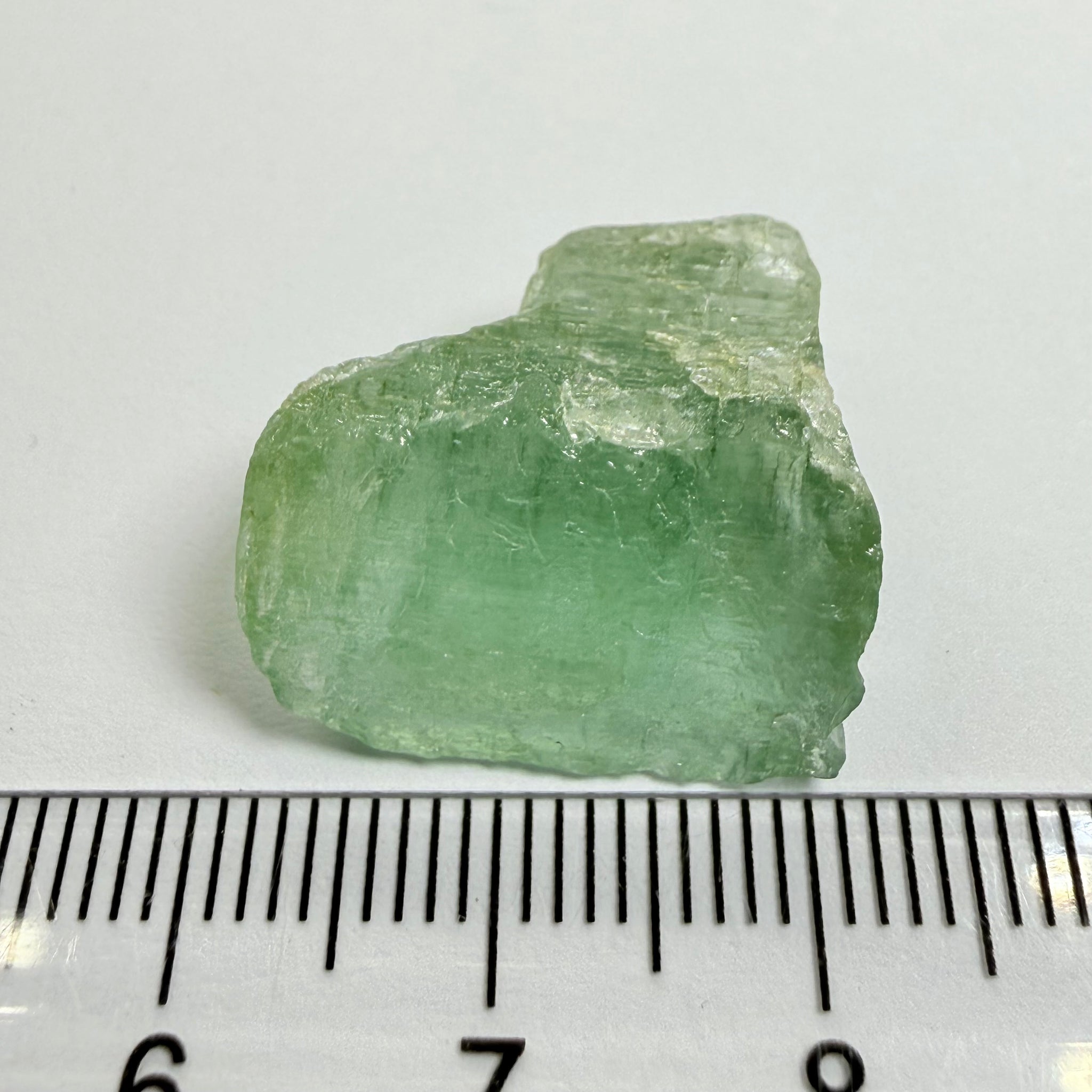 Aquamarine, 23.95ct, Songea, Tanzania, Untreated Unheated, vvs with very slight milk, see backlit with torch underneath