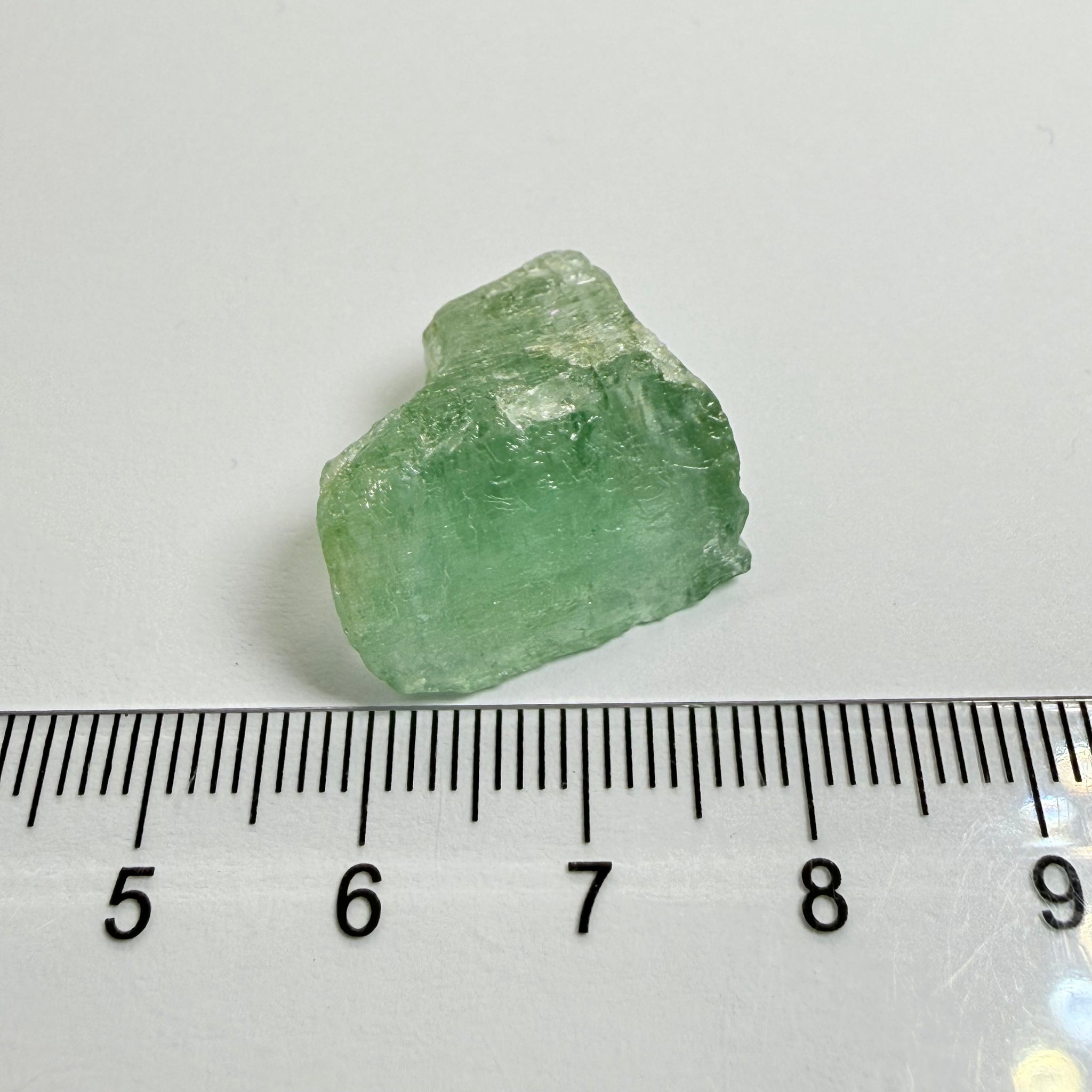 Aquamarine, 23.95ct, Songea, Tanzania, Untreated Unheated, vvs with very slight milk, see backlit with torch underneath