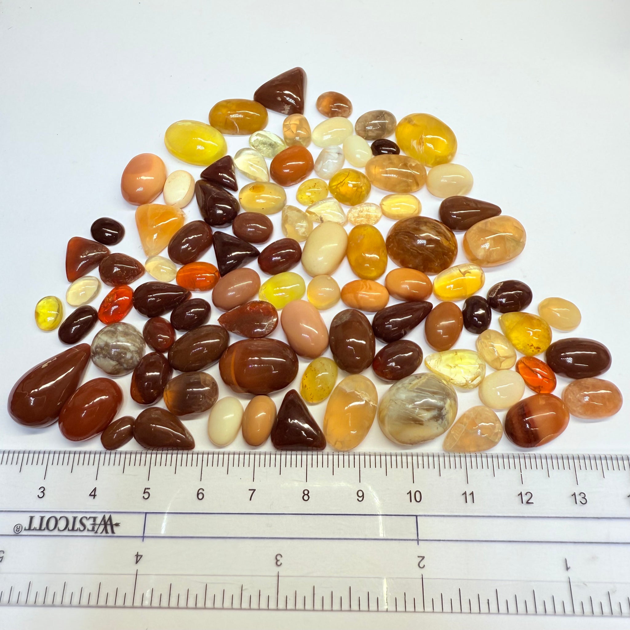 Opal Cabochon Lot, 219.00ct, Tanzania, Untreated Unheated