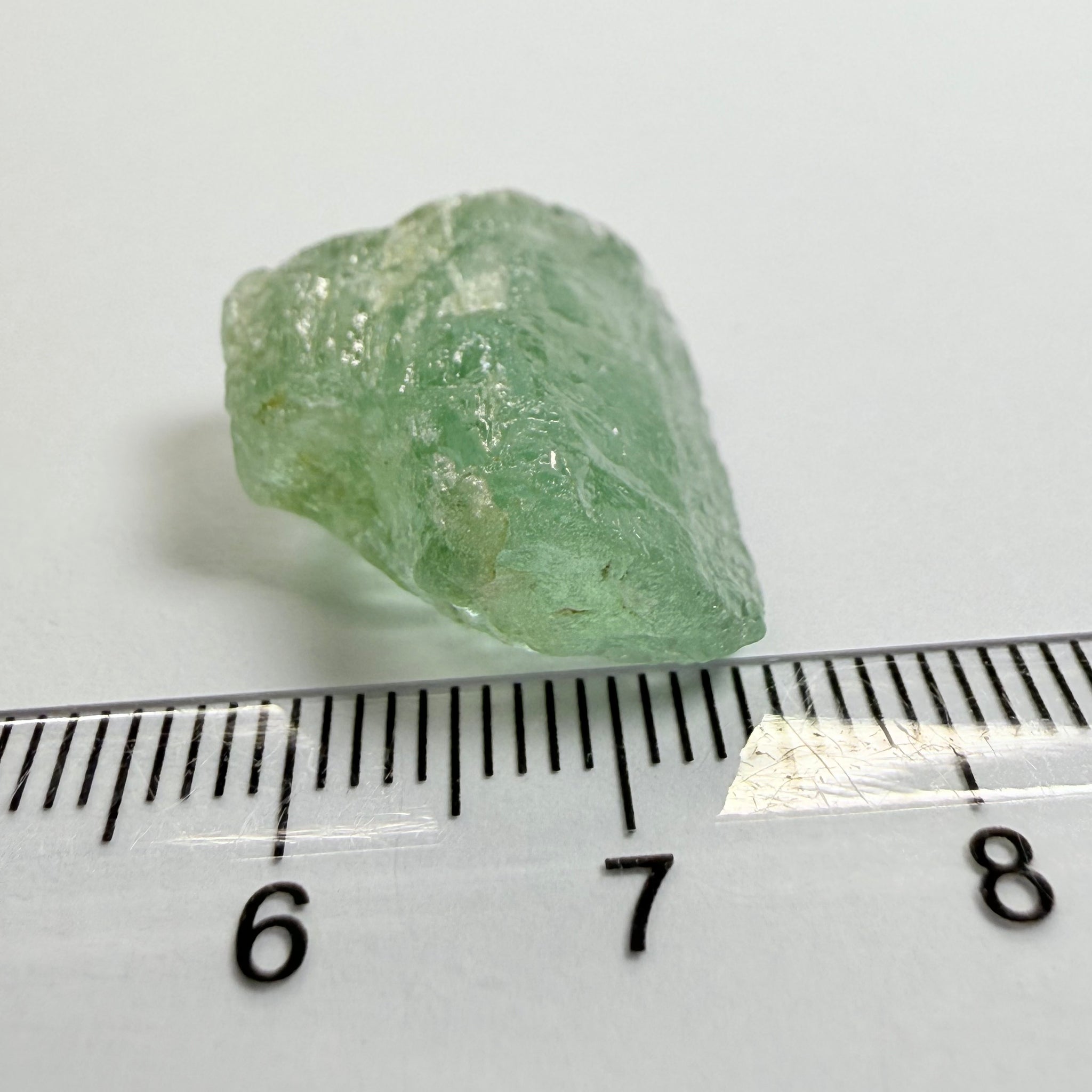 Aquamarine, 23.95ct, Songea, Tanzania, Untreated Unheated, vvs with very slight milk, see backlit with torch underneath