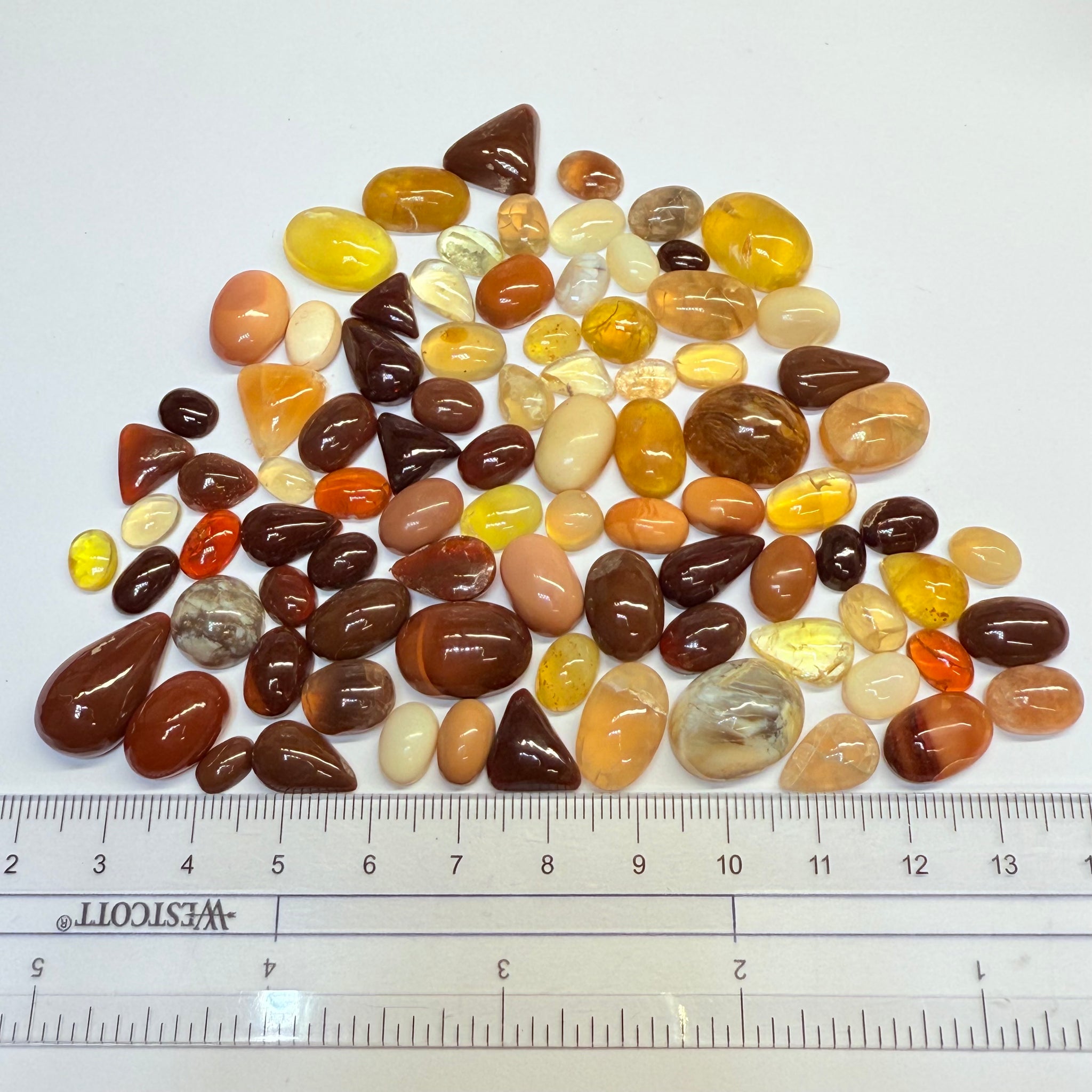 Opal Cabochon Lot, 219.00ct, Tanzania, Untreated Unheated