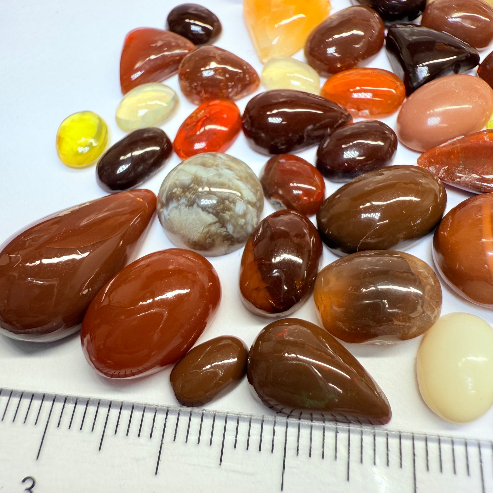 Opal Cabochon Lot, 219.00ct, Tanzania, Untreated Unheated