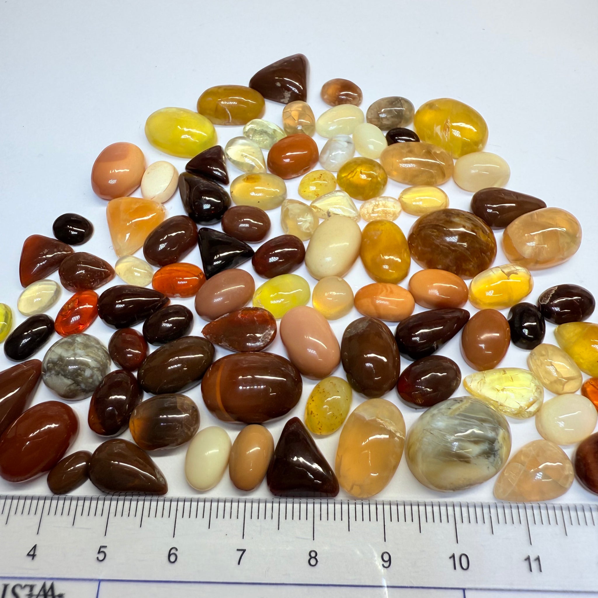 Opal Cabochon Lot, 219.00ct, Tanzania, Untreated Unheated