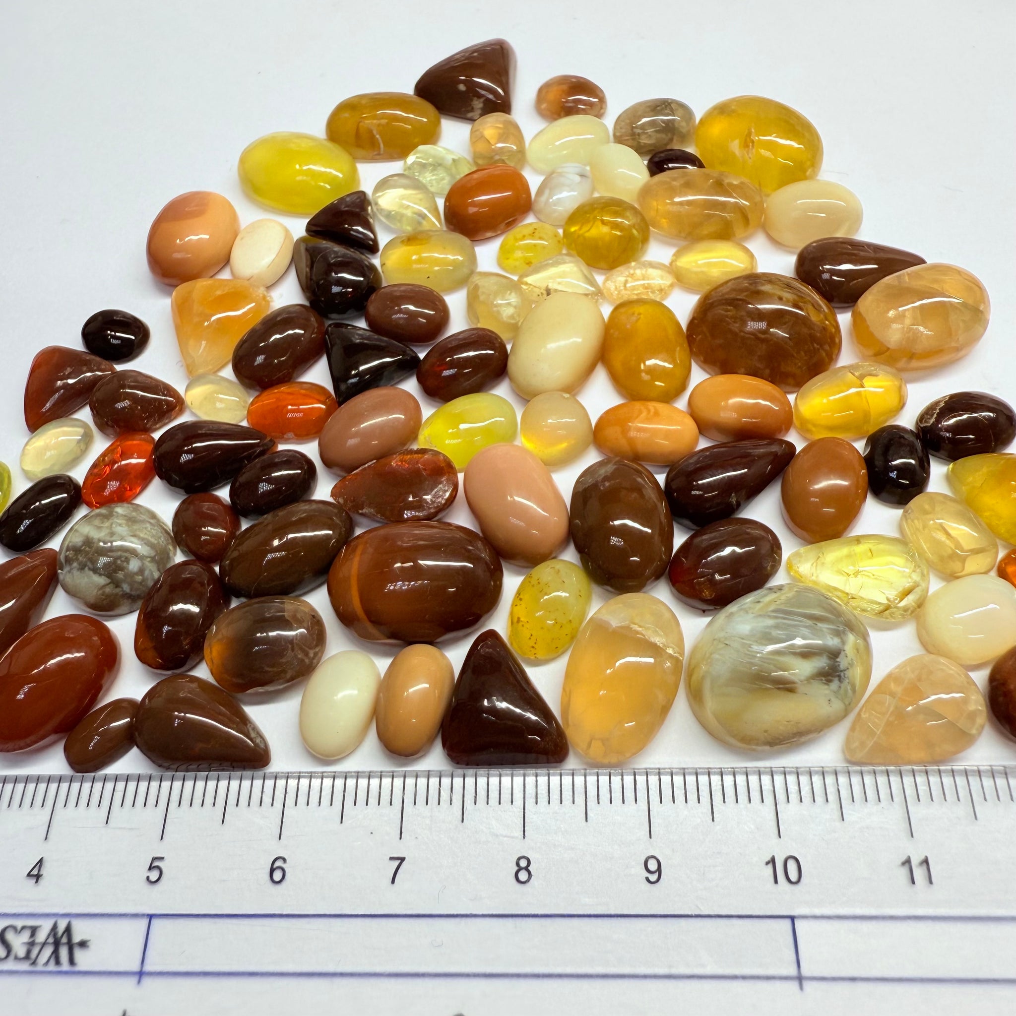 Opal Cabochon Lot, 219.00ct, Tanzania, Untreated Unheated