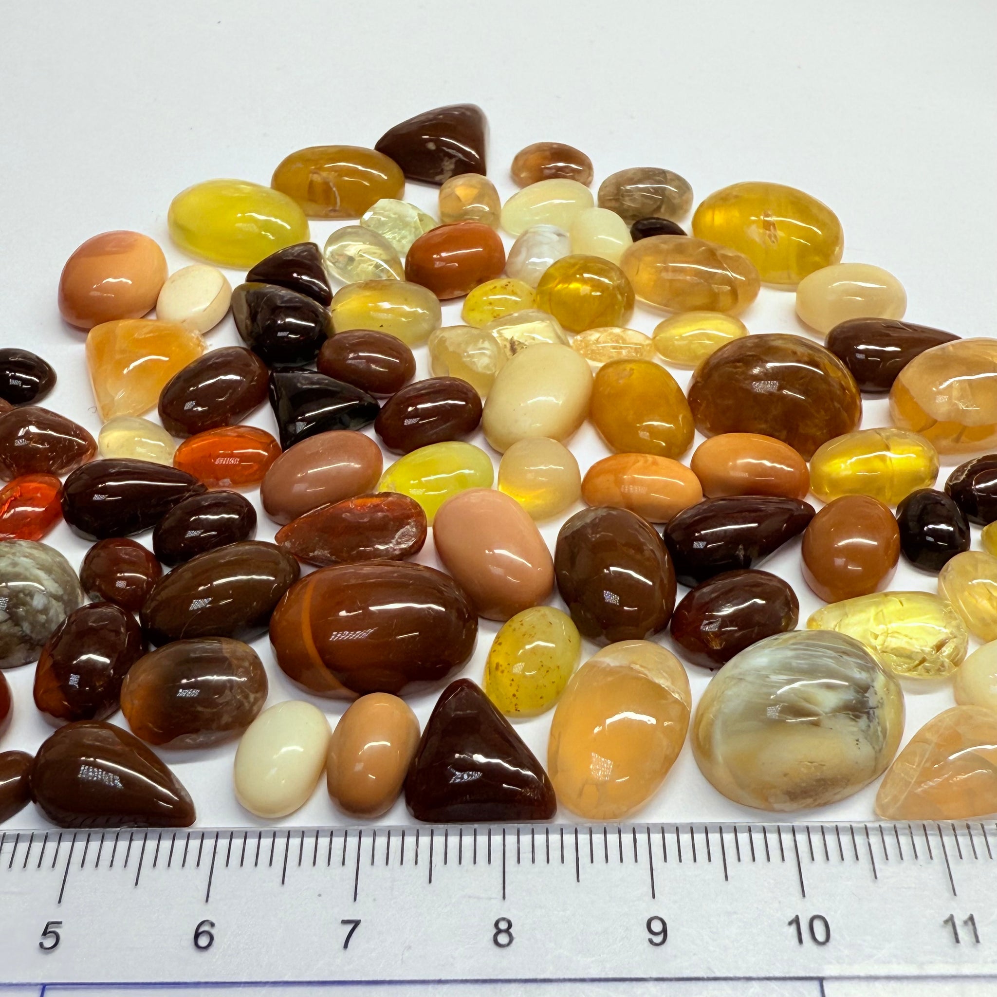 Opal Cabochon Lot, 219.00ct, Tanzania, Untreated Unheated