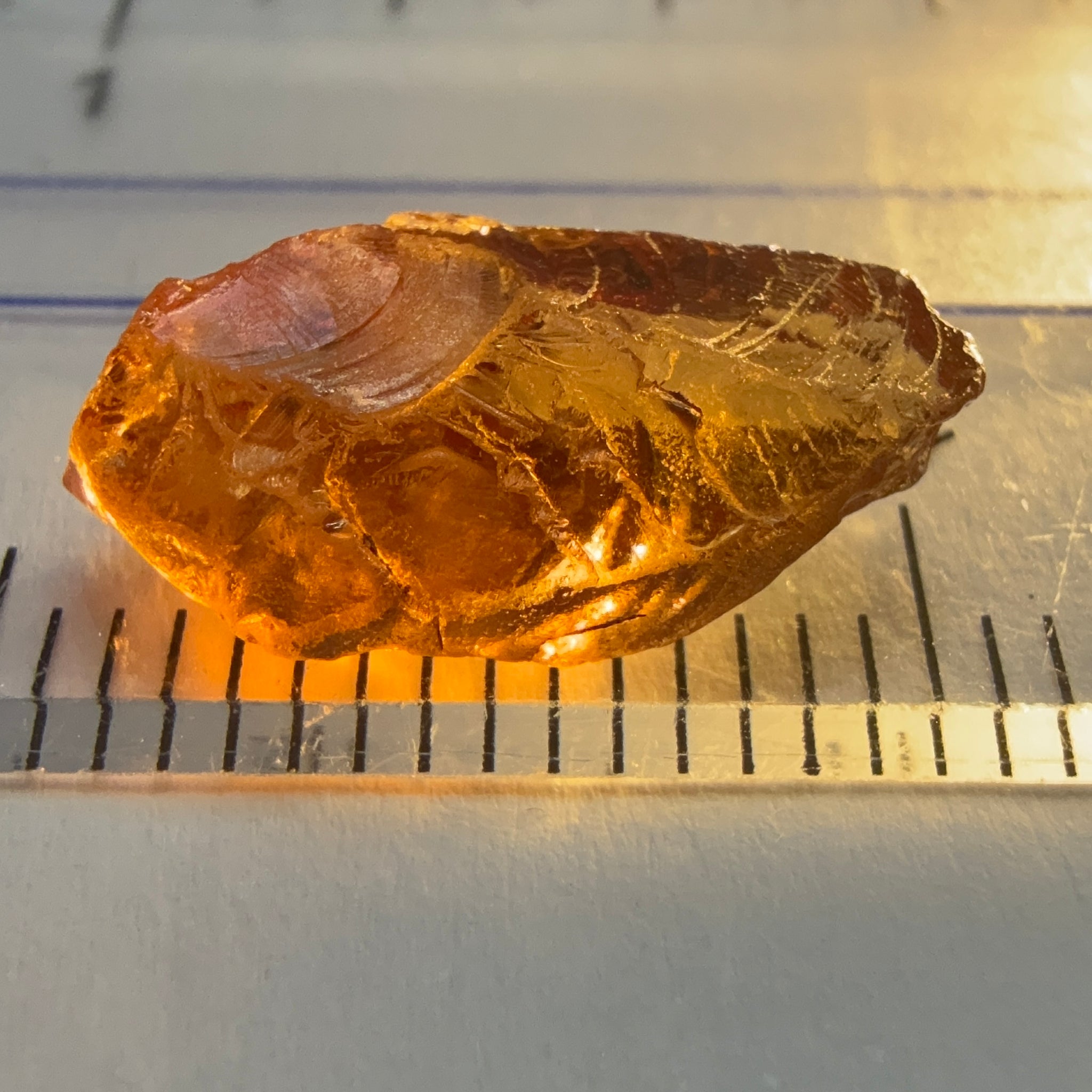 Colour Shift Garnet, 3.93ct, Tanzania, Untreated Unheated, vvs-if flat shape