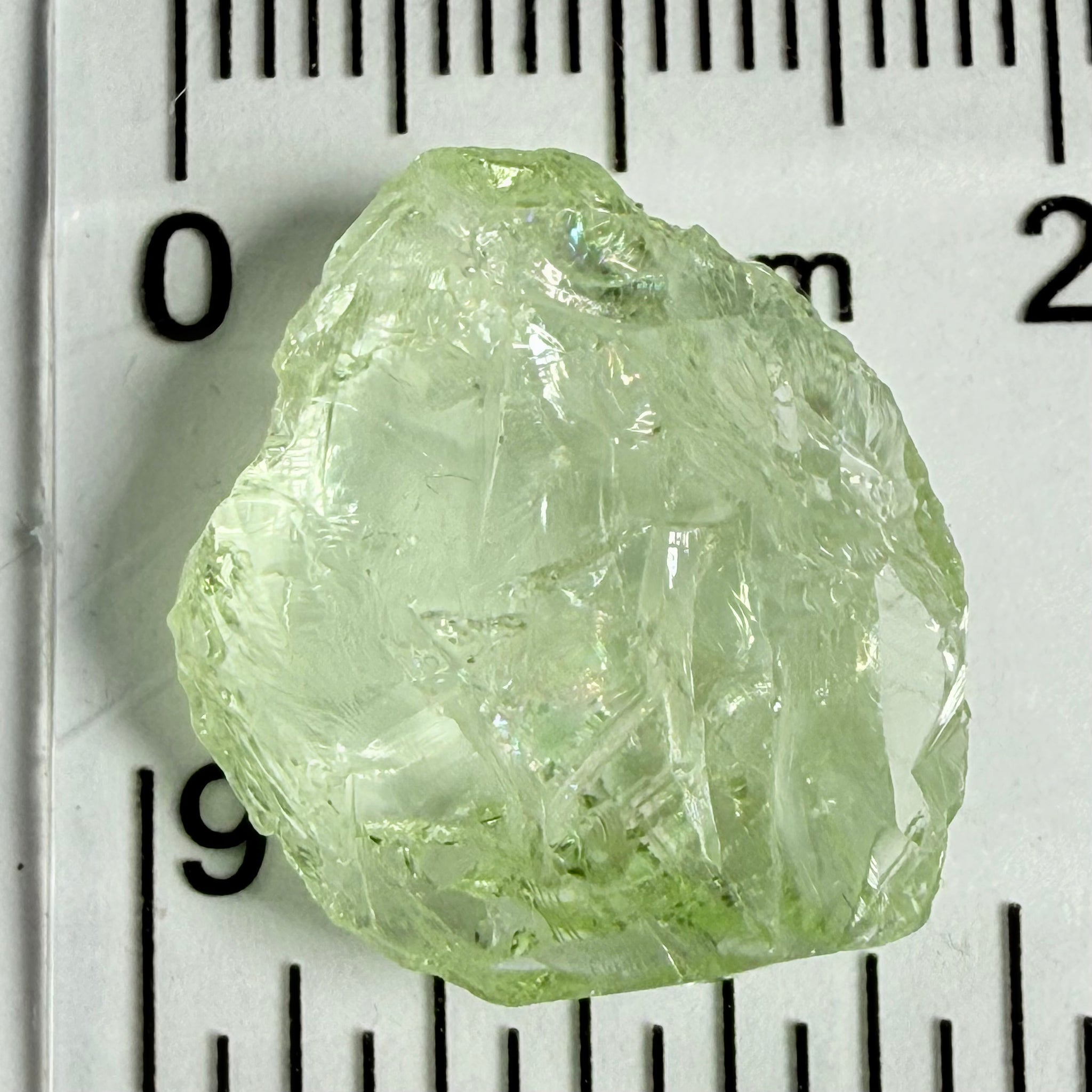 Aquamarine, 13.28ct, Loliondo, Tanzania, Untreated Unheated, too flat to facet but set as it in jewellery