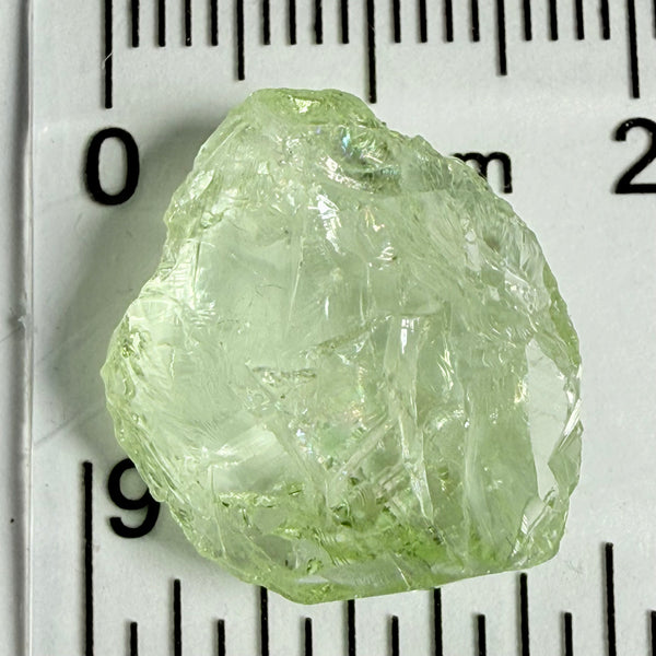 Aquamarine, 13.28ct, Loliondo, Tanzania, Untreated Unheated, too flat to facet but set as it in jewellery