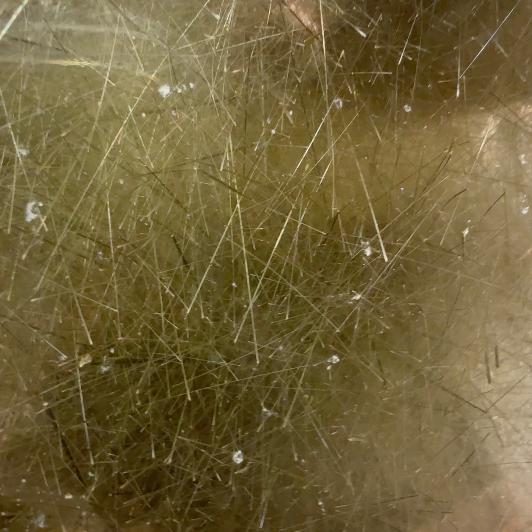 Very Rare, Green and Brown, Rutilated Quartz, 1618ct / 323.60gm, Tanzania, Untreated Unheated, very rare due to large size as well as both green and brown in the same stone, see videos, faceting and cabbing rough, 7.98 x 6.21 x 5.30cm