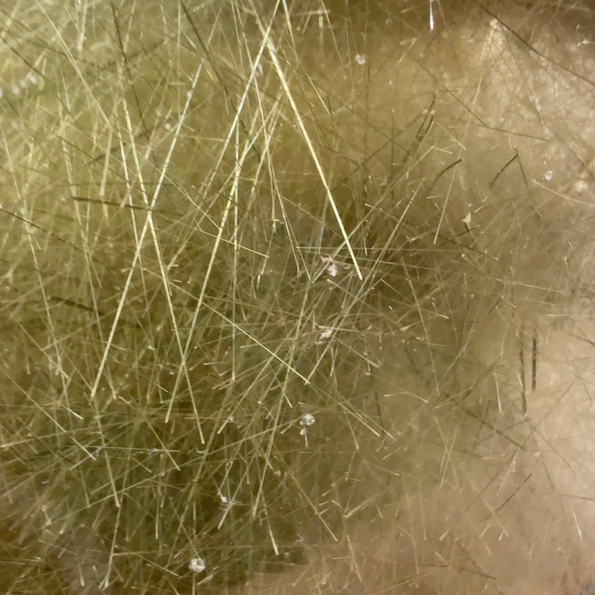 Very Rare, Green and Brown, Rutilated Quartz, 1618ct / 323.60gm, Tanzania, Untreated Unheated, very rare due to large size as well as both green and brown in the same stone, see videos, faceting and cabbing rough, 7.98 x 6.21 x 5.30cm