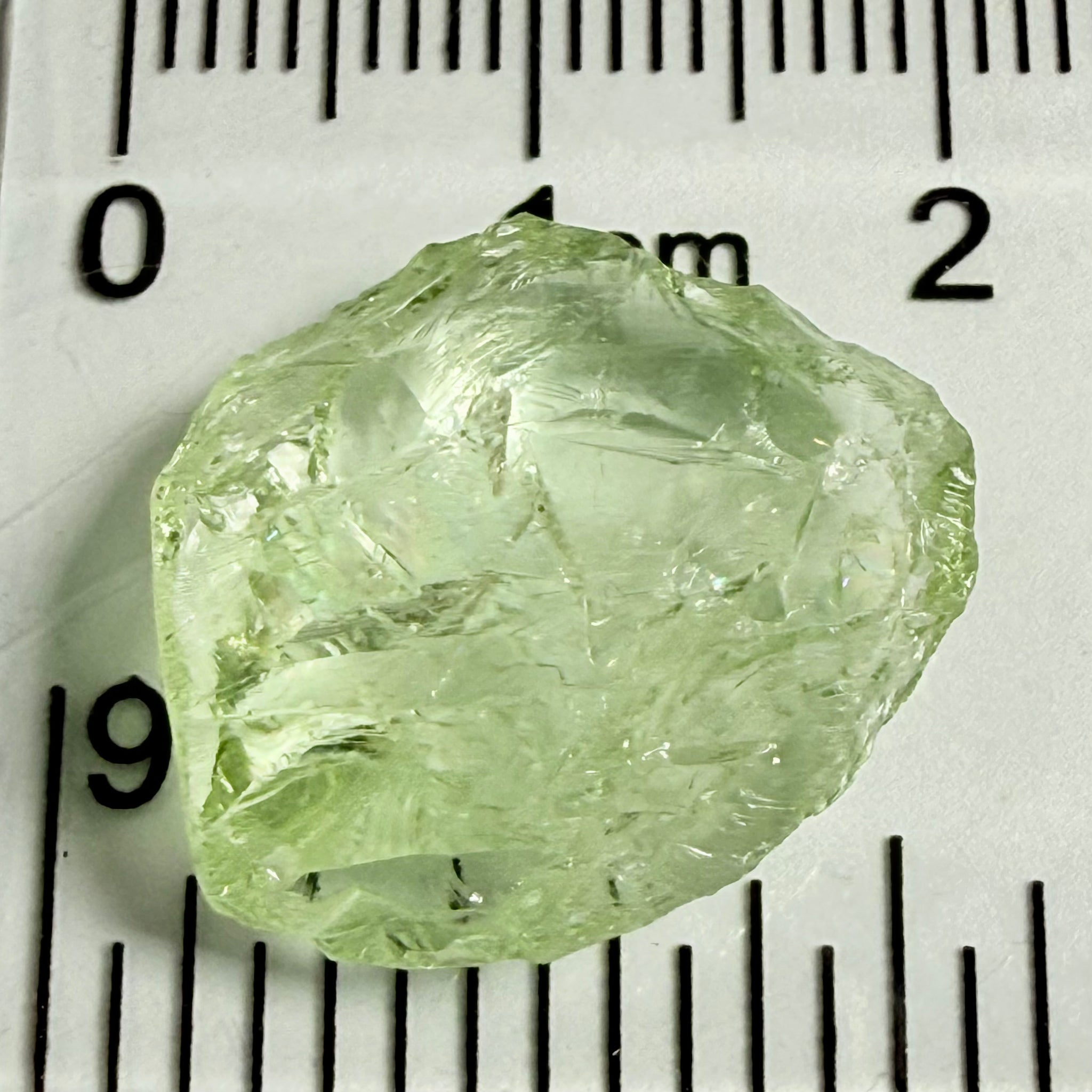 Aquamarine, 13.28ct, Loliondo, Tanzania, Untreated Unheated, too flat to facet but set as it in jewellery