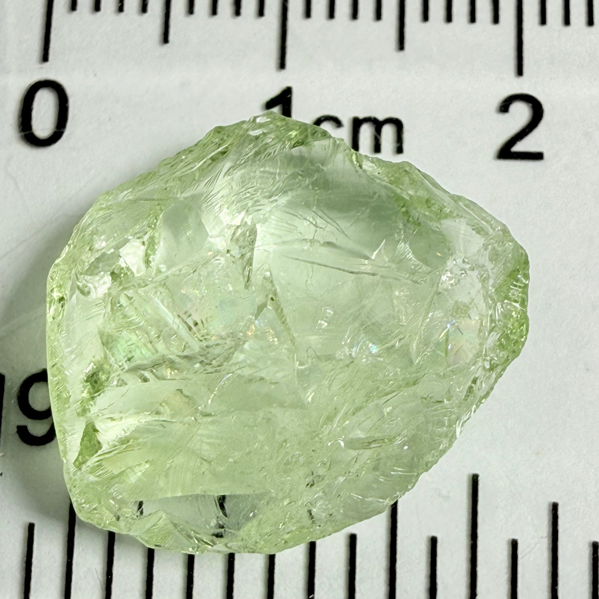 Aquamarine, 13.28ct, Loliondo, Tanzania, Untreated Unheated, too flat to facet but set as it in jewellery