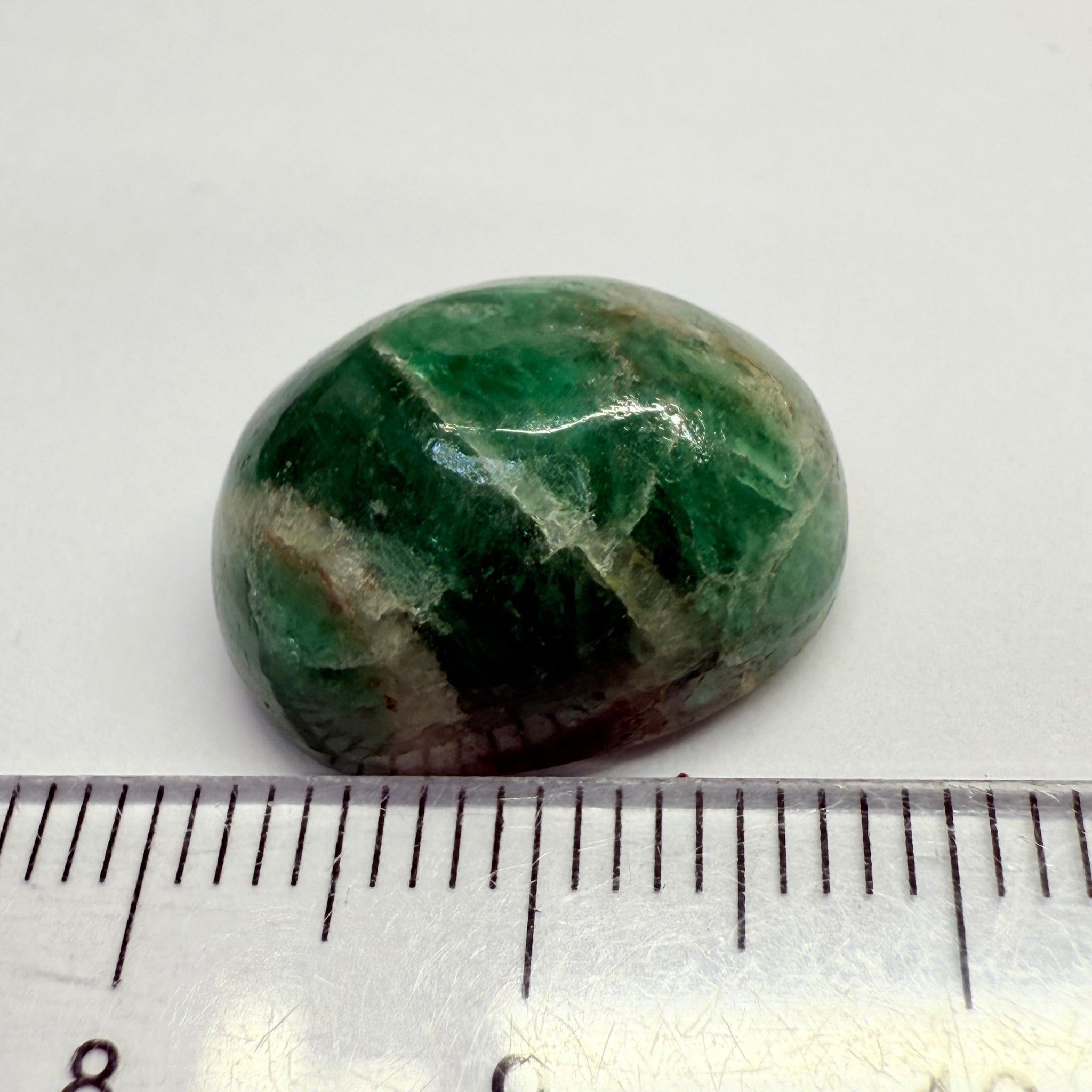 Tanzanian Emerald Cabochon, 15.82ct, Tanzania, NO OIL, Untreated Unheated