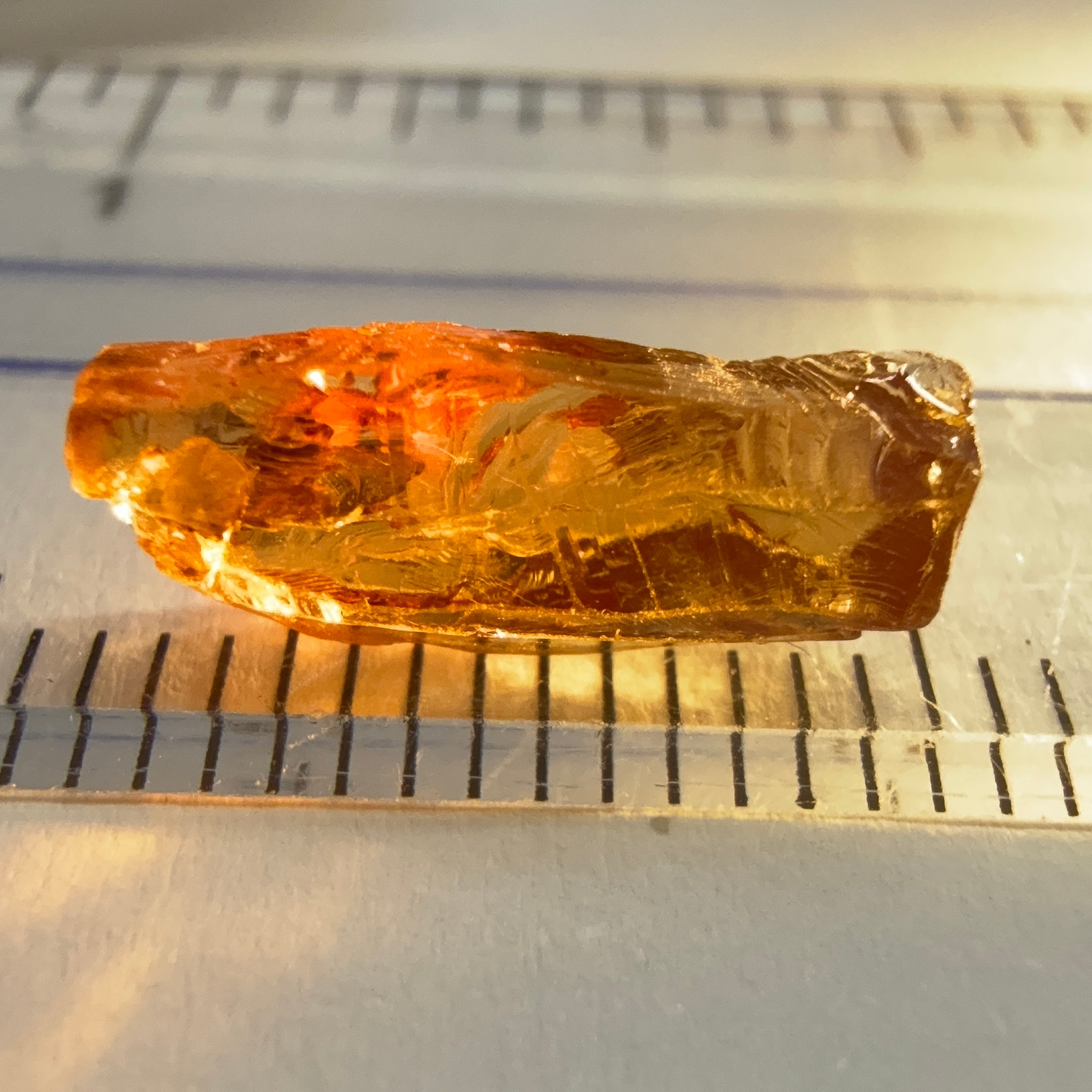 Colour Shift Garnet, Tanzania, 2.88ct, Untreated Unheated, crack at one end, rest clean