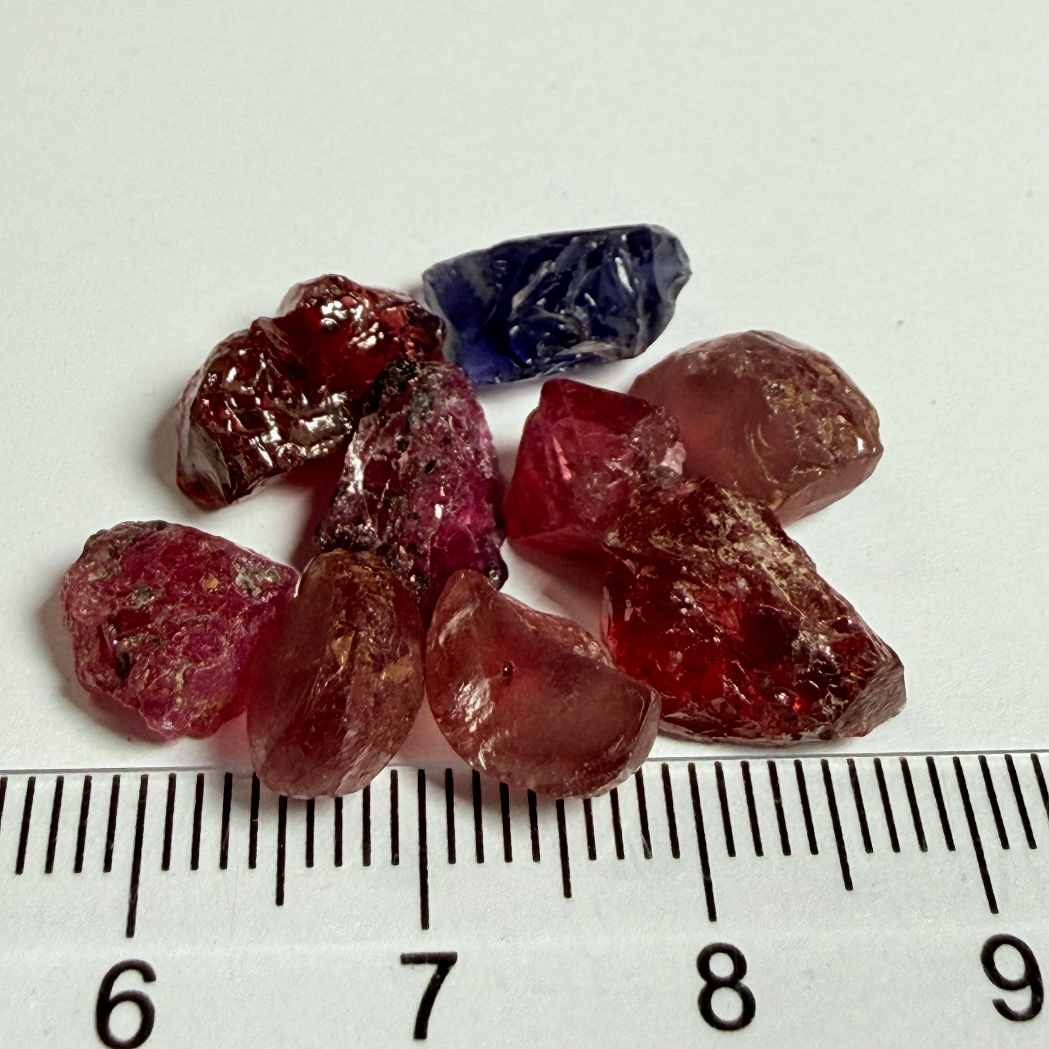 Mixed Lot, 37.24ct, Tanzania, Untreated Unheated