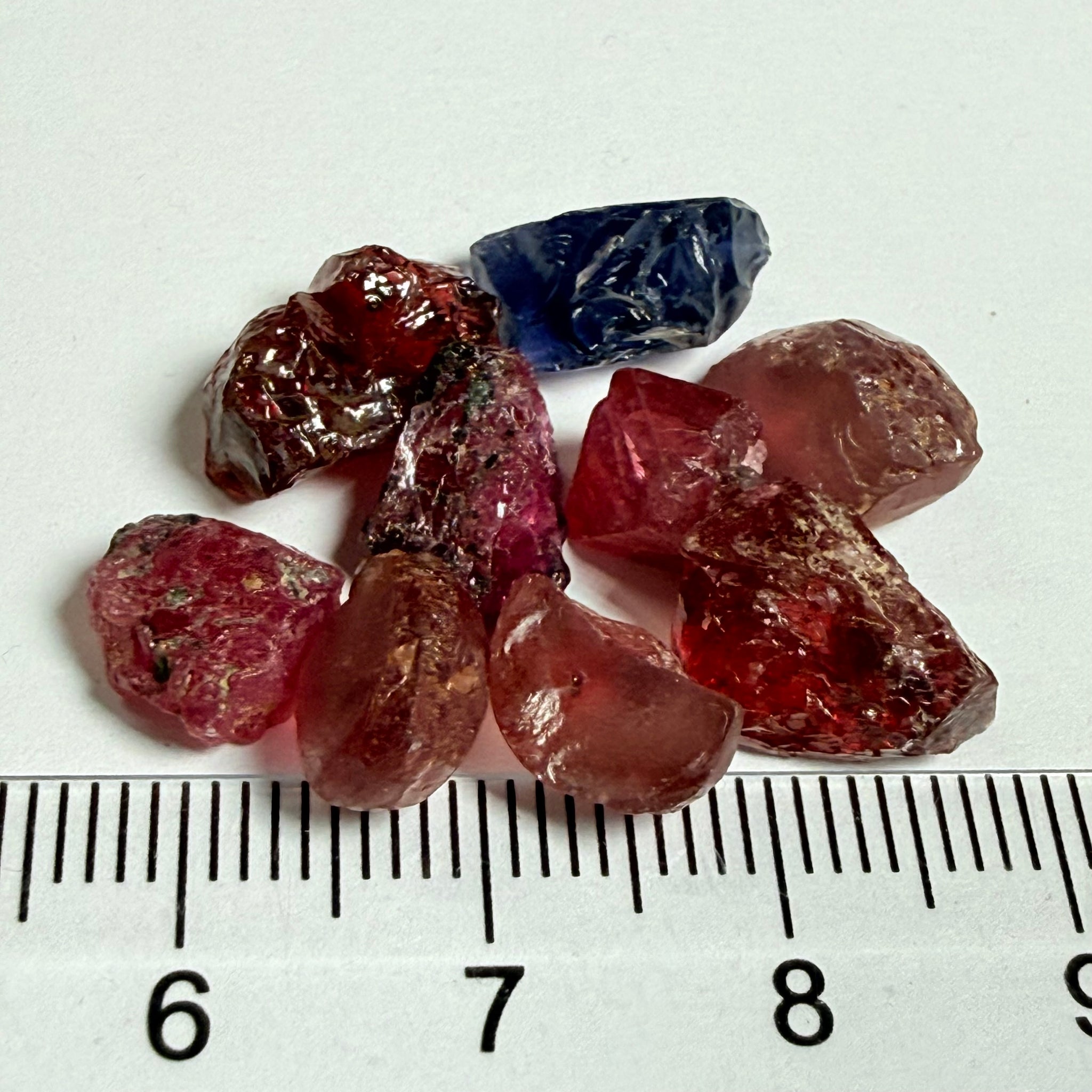 Mixed Lot, 37.24ct, Tanzania, Untreated Unheated