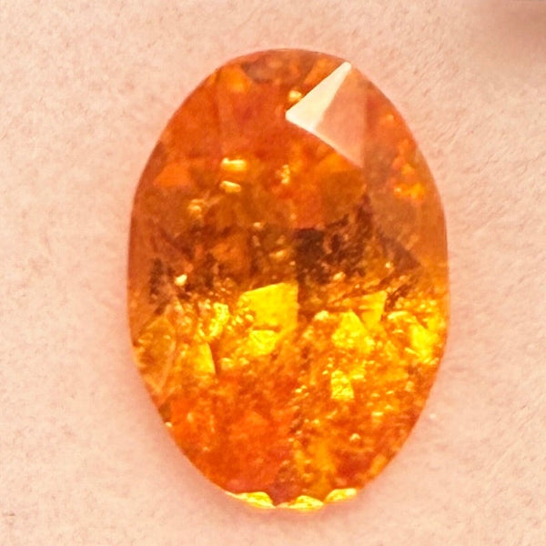 Mandarin Spessartite Garnet, 1.52ct, Loliondo, Tanzania, Untreated Unheated