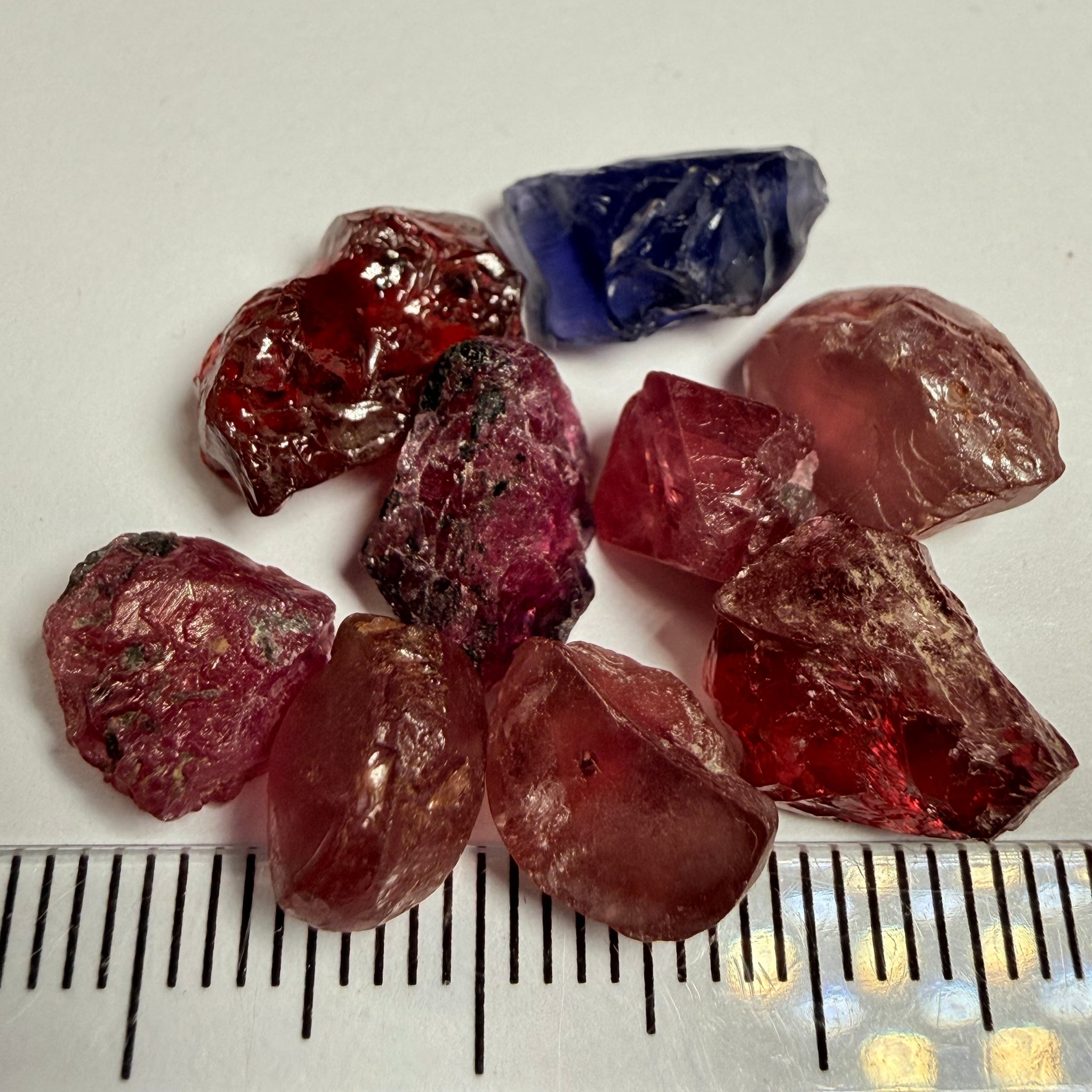 Mixed Lot, 37.24ct, Tanzania, Untreated Unheated