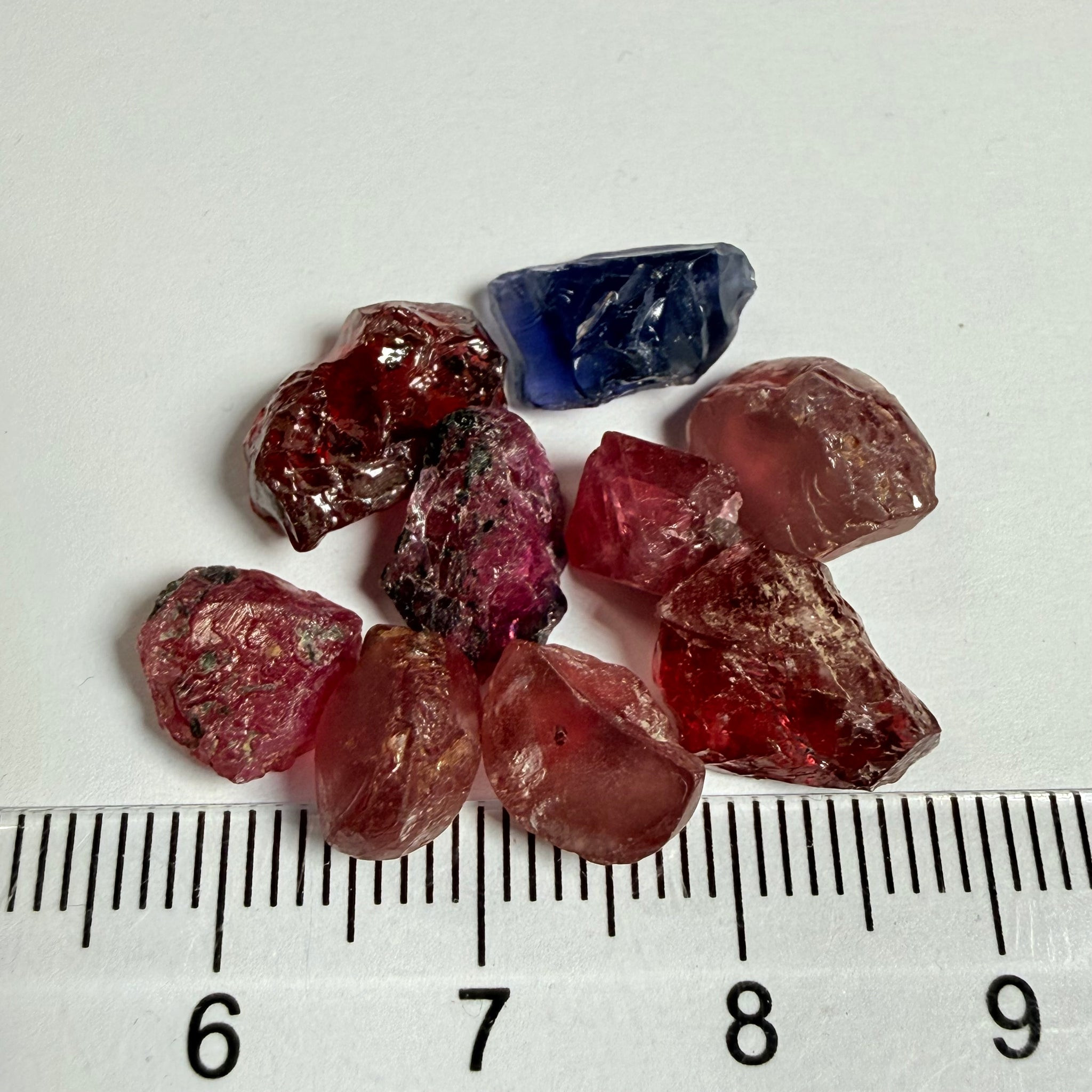 Mixed Lot, 37.24ct, Tanzania, Untreated Unheated